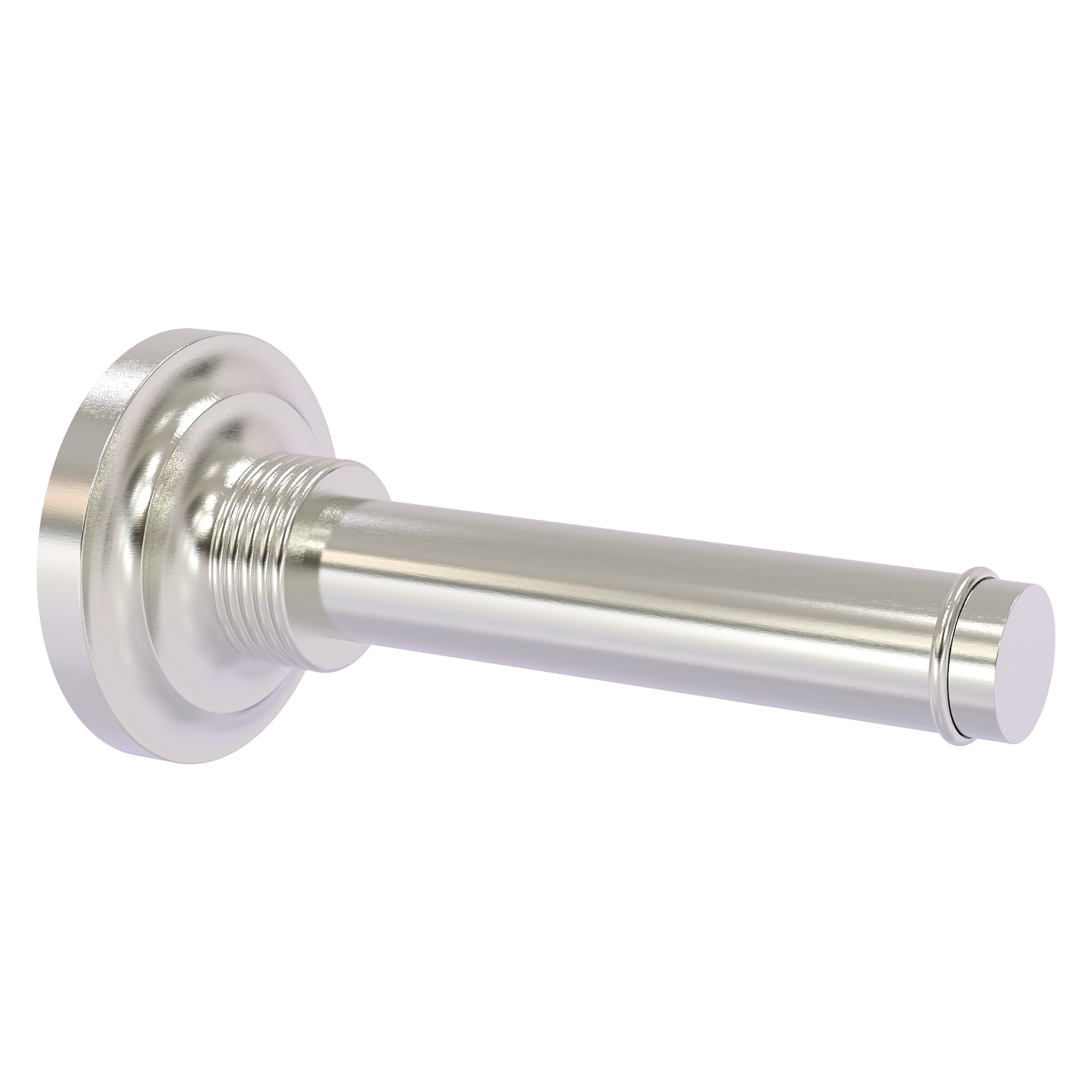 Allied Brass QN-24-1-SN Que New Satin Nickel Wall mount Single post Toilet Paper Holder 1 -Rolls