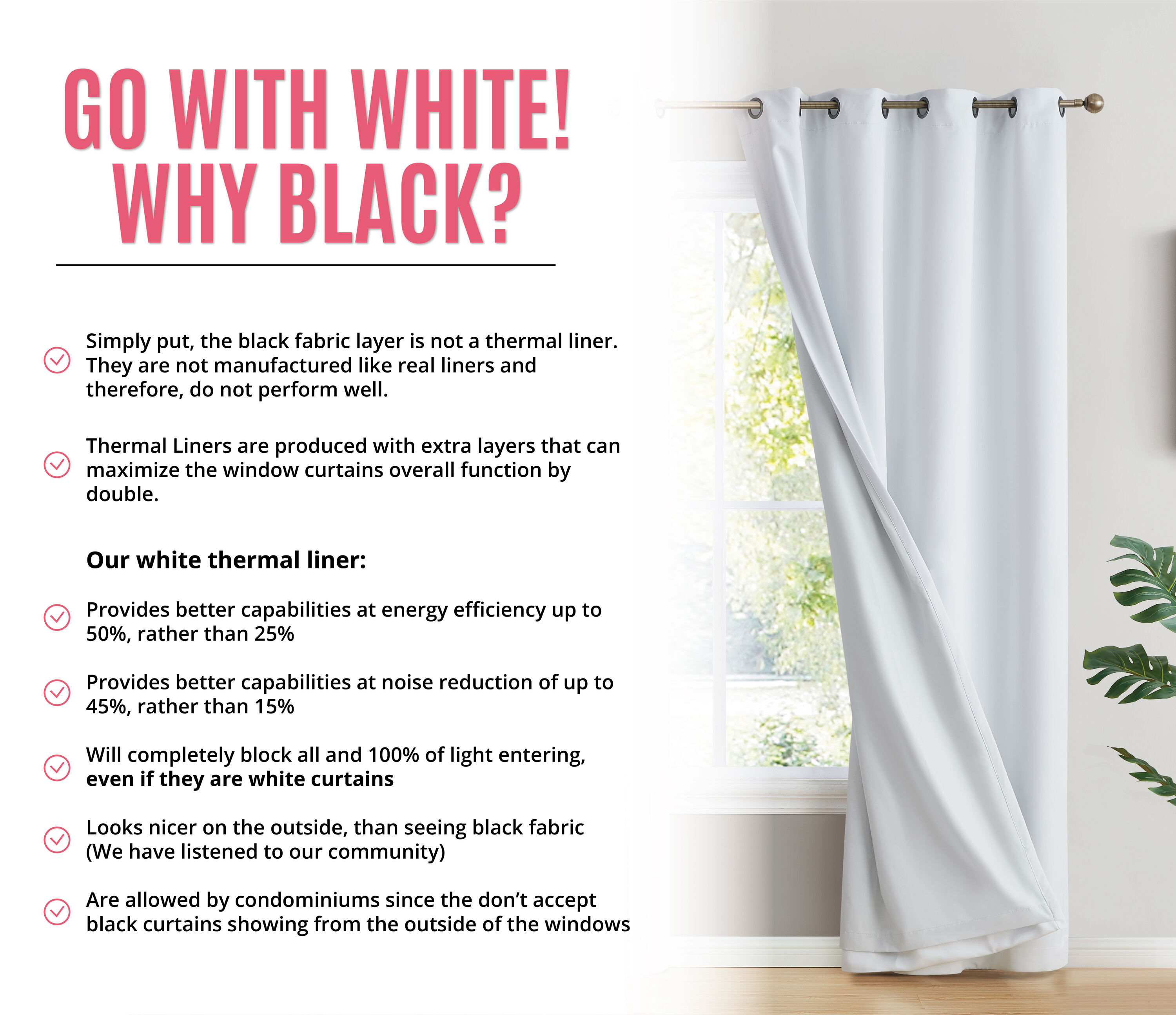 HLC.me DAKTA-WHT-52X84 curtains - View #3