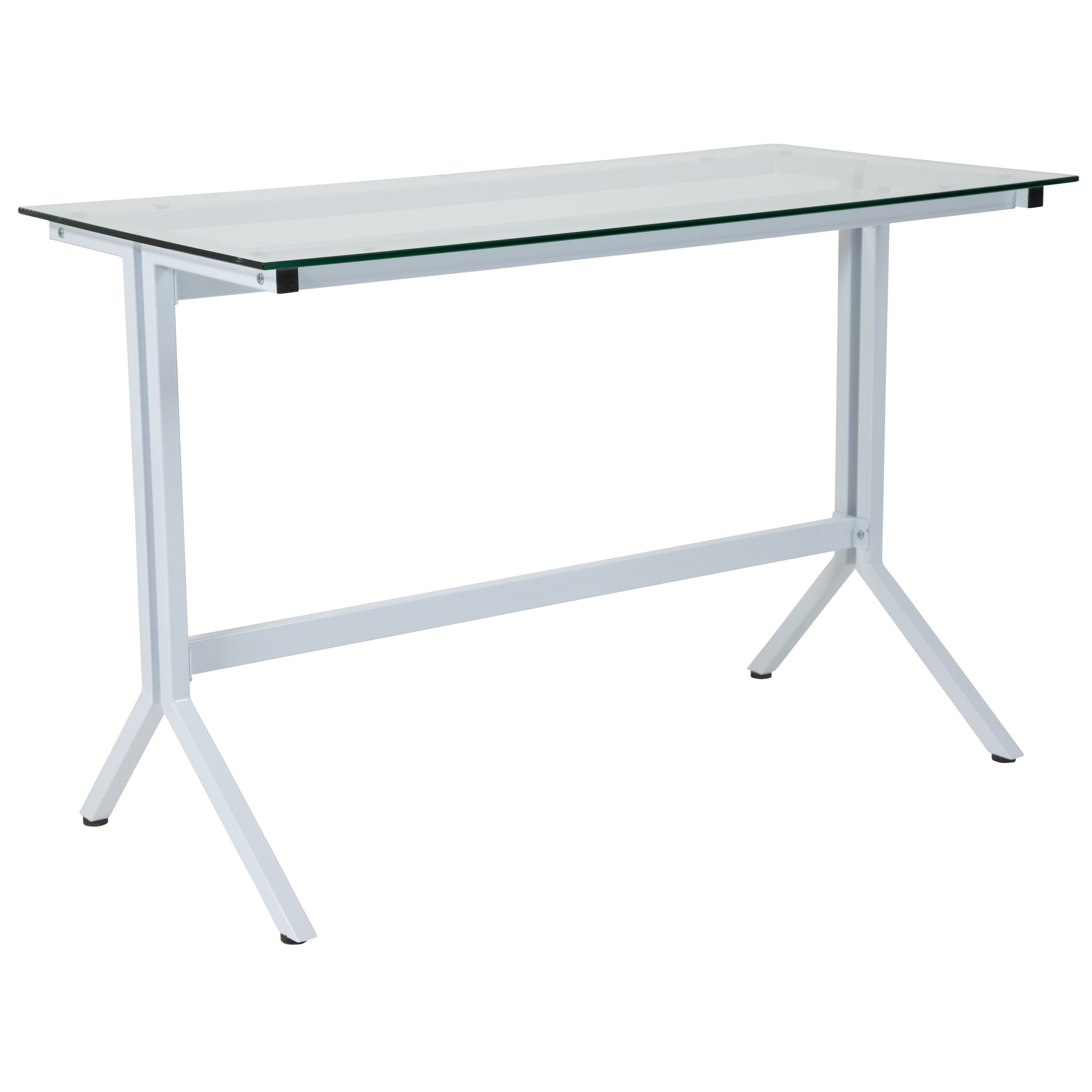 Flash Furniture 889142215448 Winfield 43.25-in White Modern/Contemporary Computer Desk