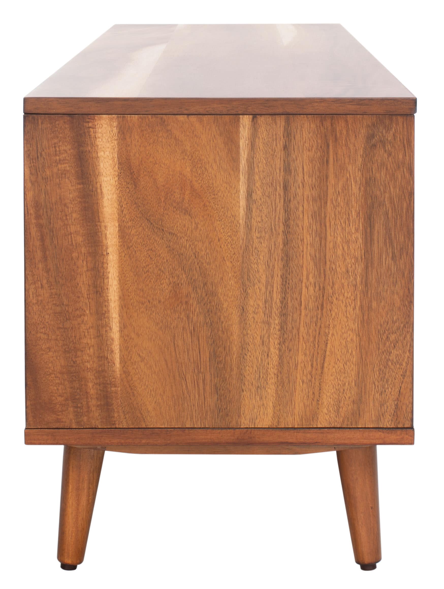 Cricket Retro Chic Open Shelf Mahogany Media Stand - Natural Acacia