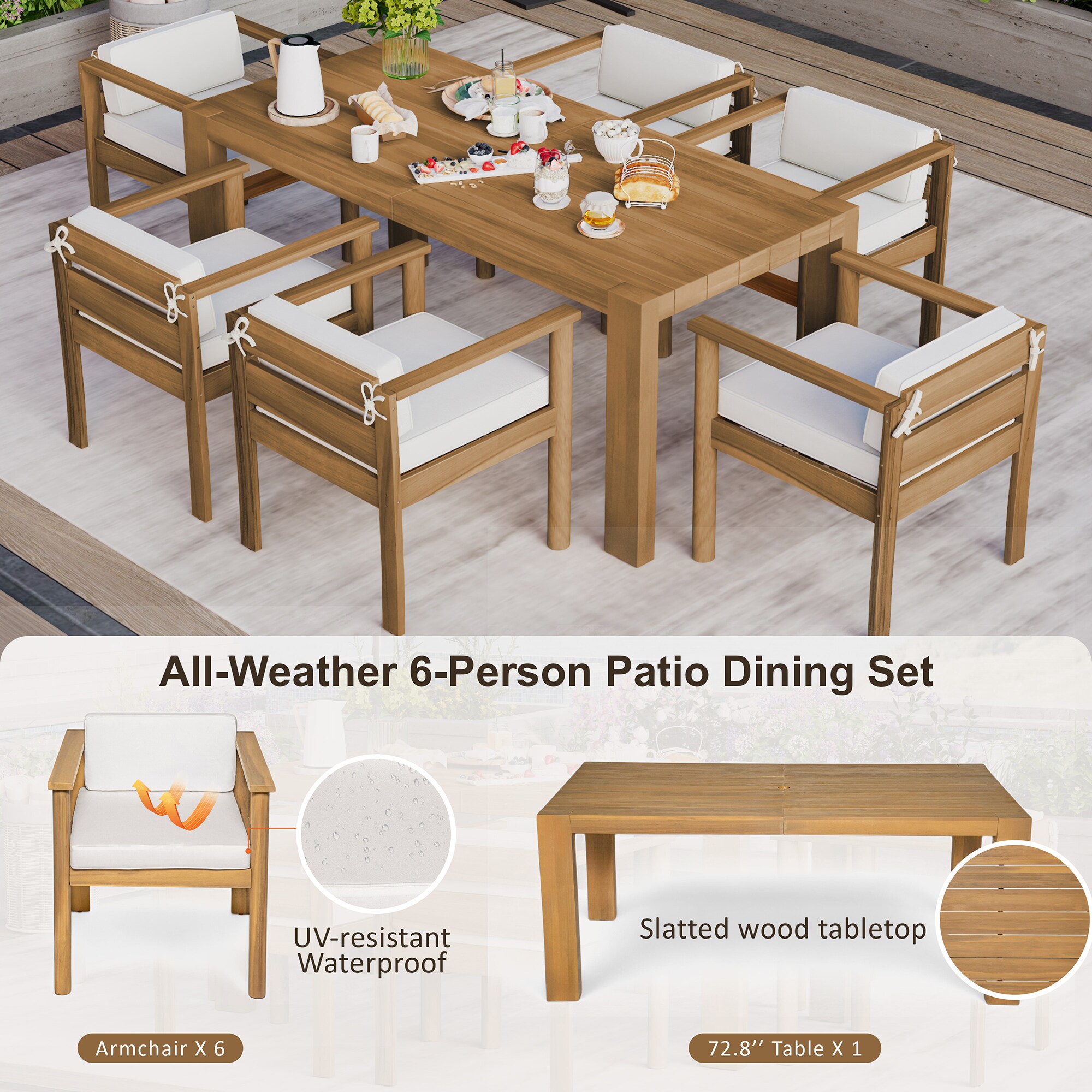 SINOFURN SYA370197BG Patio-Dining-Sets - View #9