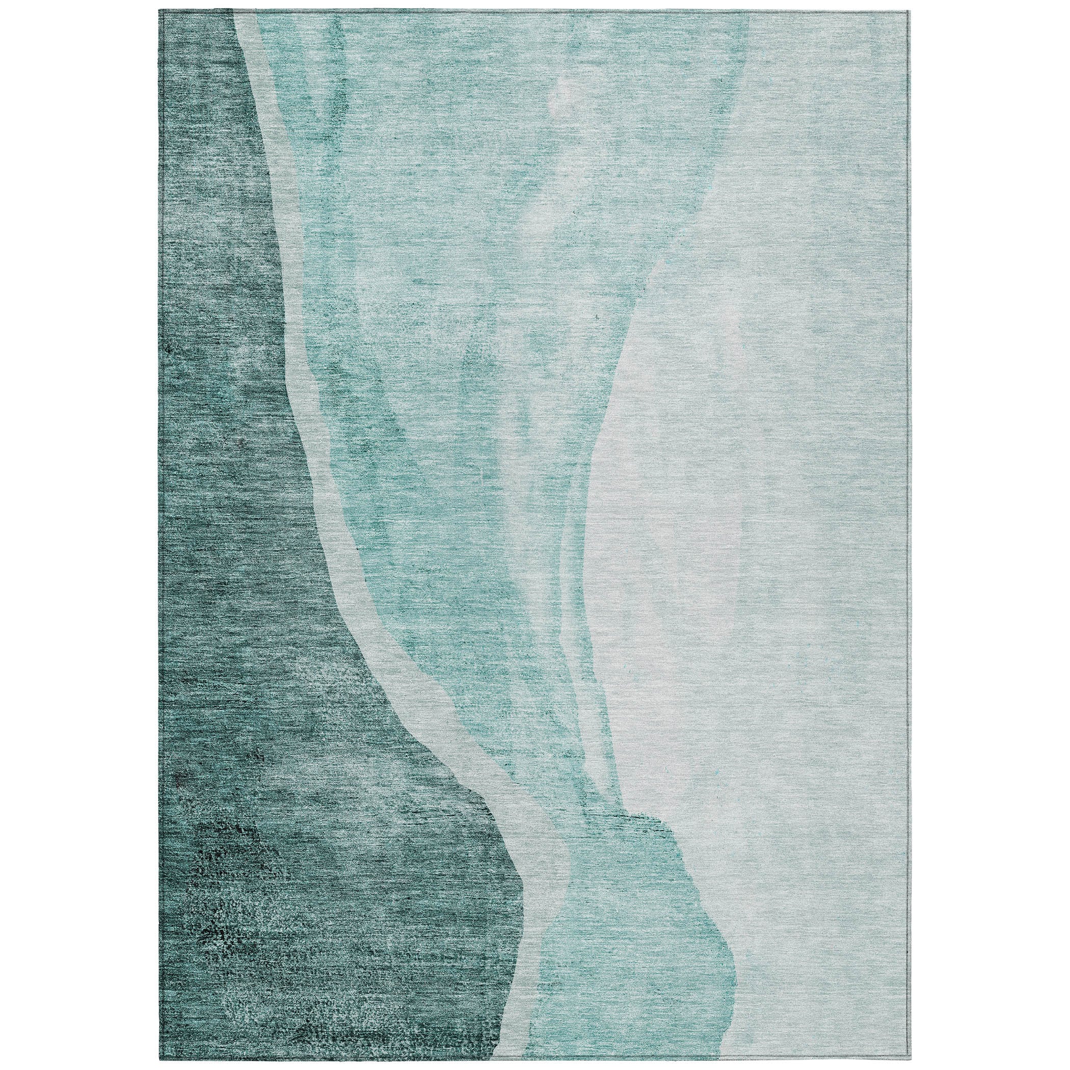 Addison Rugs ACN667TE8X10 Chantille ACN667TE 8 x 10 (ft) Polyester Teal Rectangular Indoor/Outdoor Geometric Machine washable Area rug