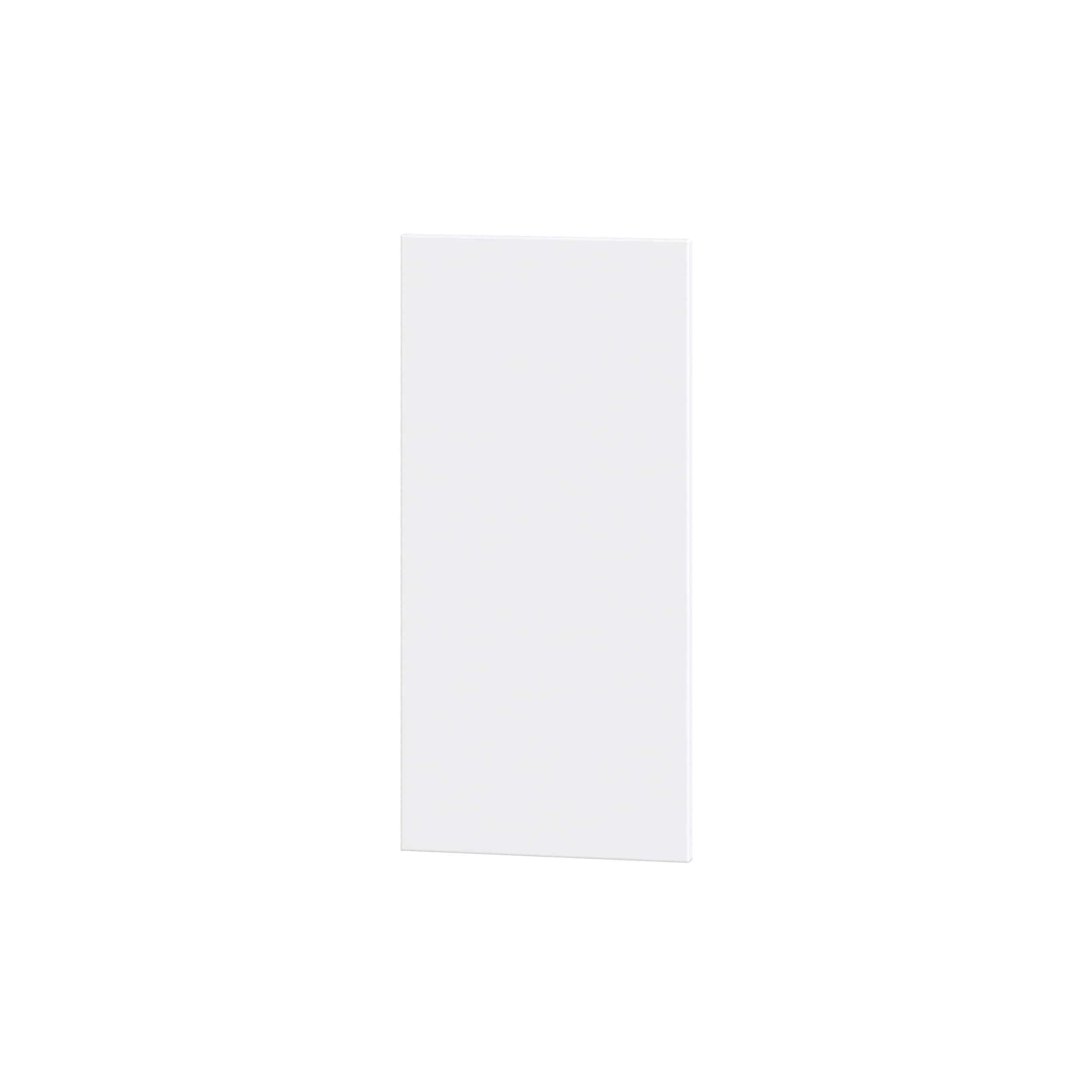 Hugo&Borg DSDR1225-LA Lasalle 12-in W x 25-in H Bright White Slab Laminate Slab Base cabinet door (Fits 12-in x 30-in wall box )
