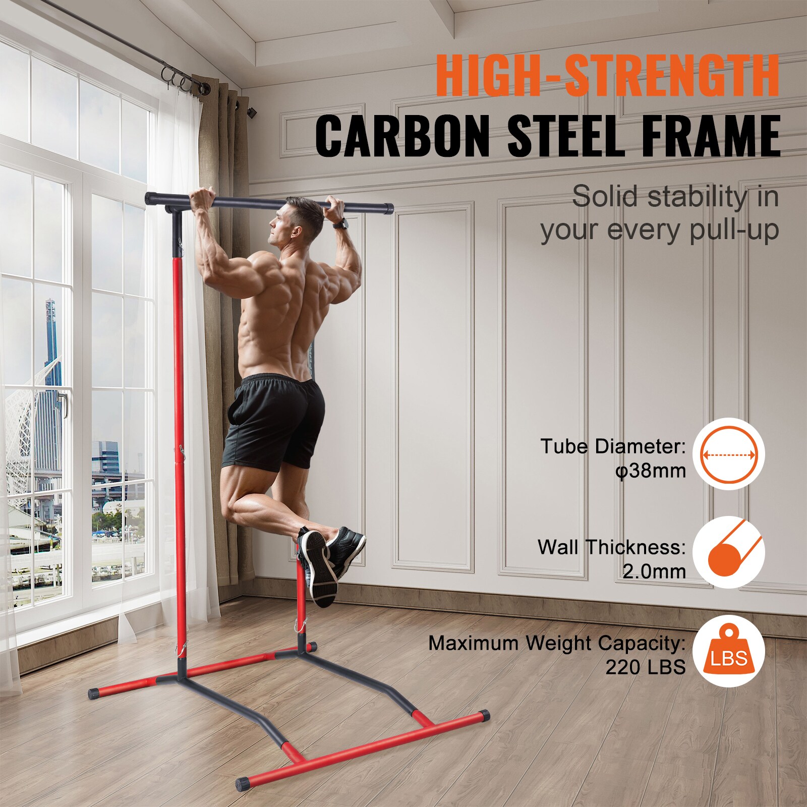 VEVOR DGYTXSJBKDJGTIN4LV0 Pull-up-Push-up-Bars - View #3