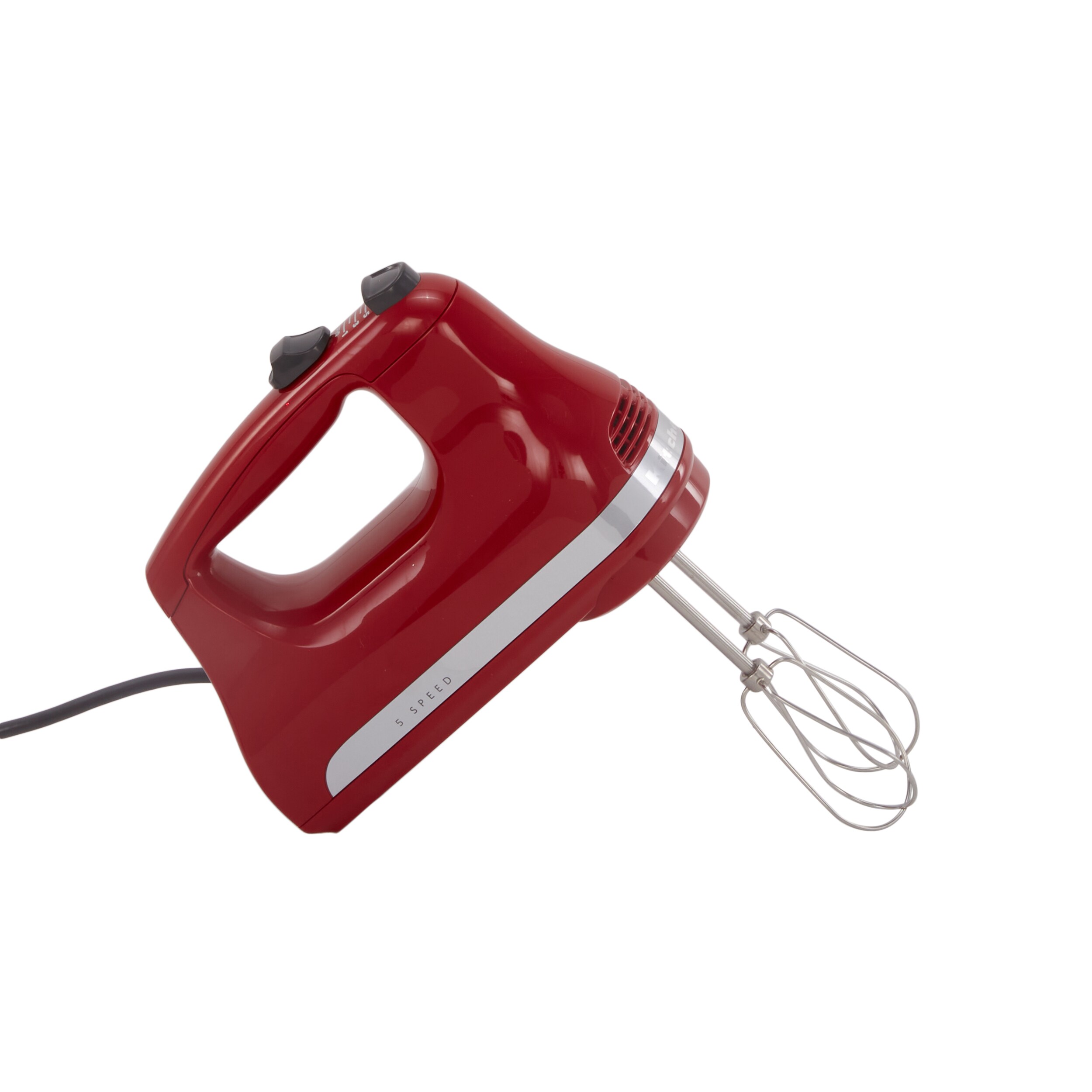 kitchenaid 5 speed hand mixer red