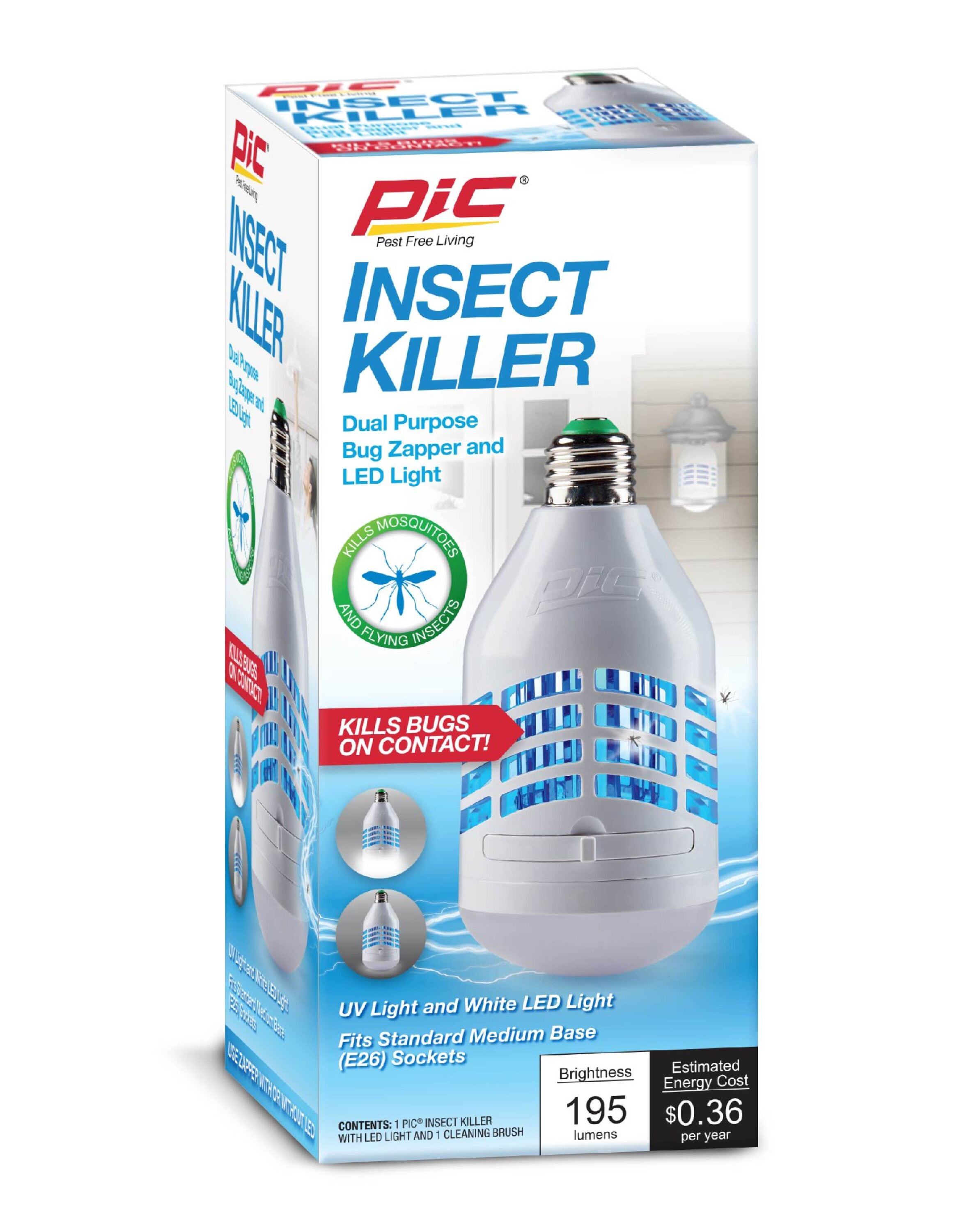 BLACK + DECKER Bug Zapper & Fly Trap-Mosquito Repellent- Gnat Killer Indoor  & Outdoor UV Bug Catcher 