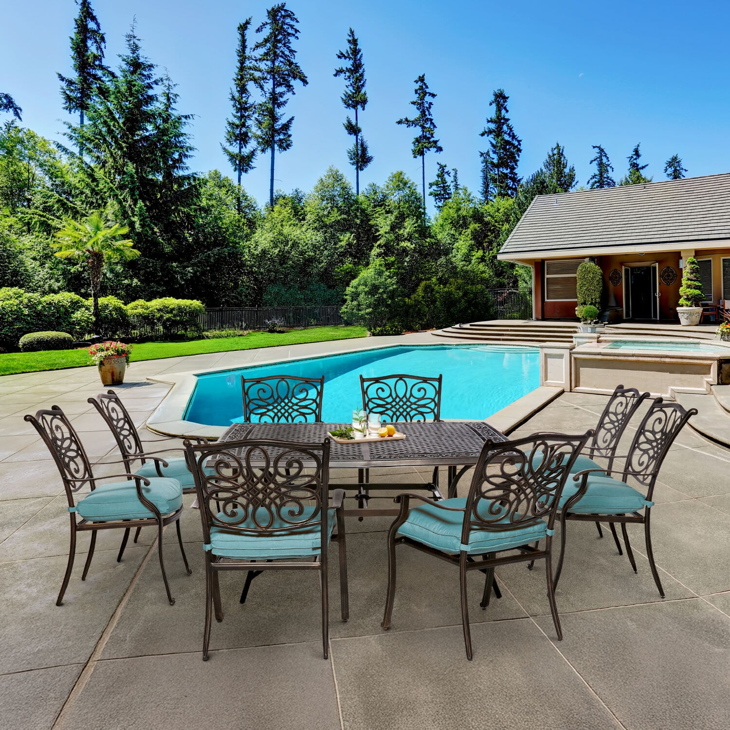 Hanover TRADDN9PCSQ-BLU Patio-Dining-Sets - View #20