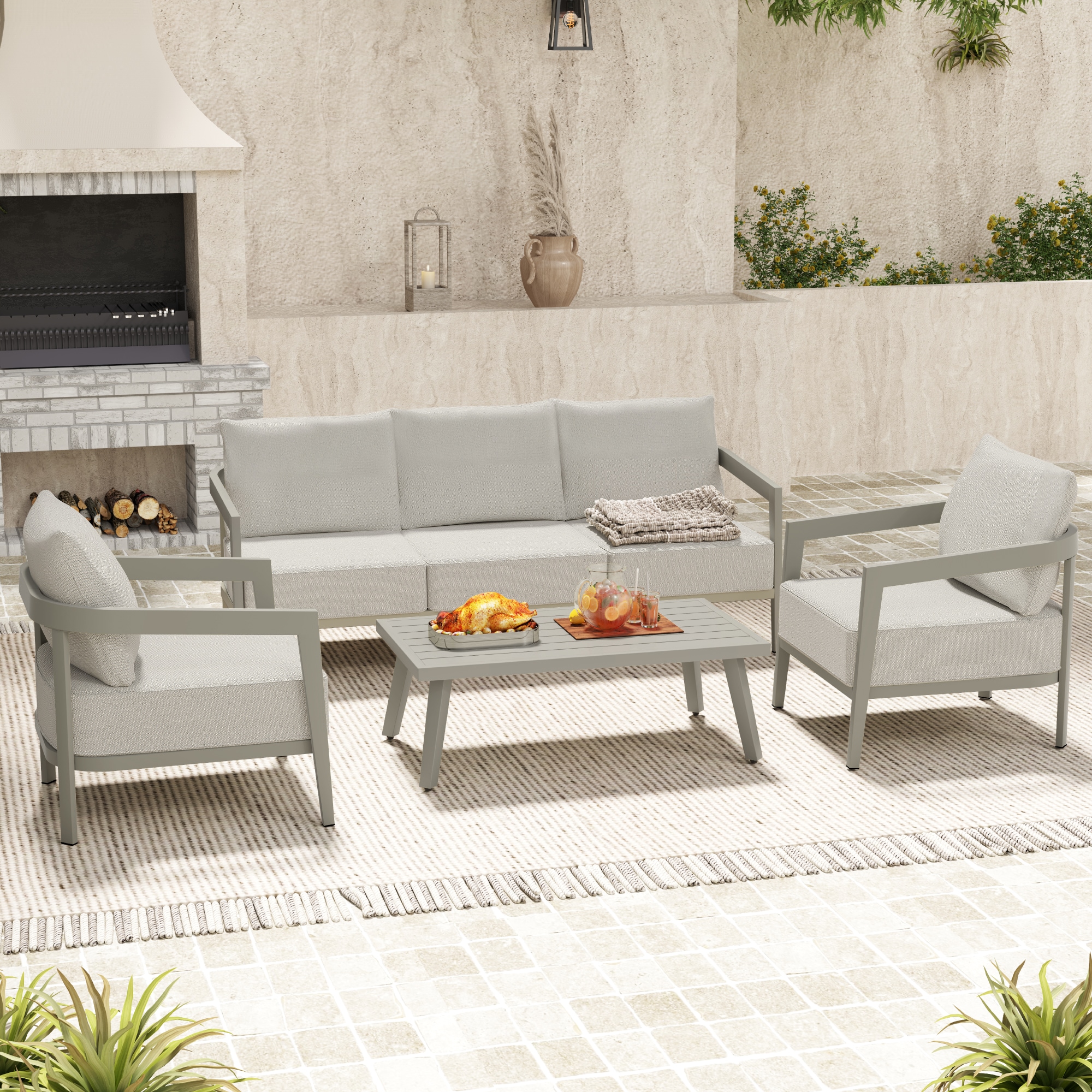  EL-SF4-GG-J2-WL3 Patio-Conversation-Sets - View #5