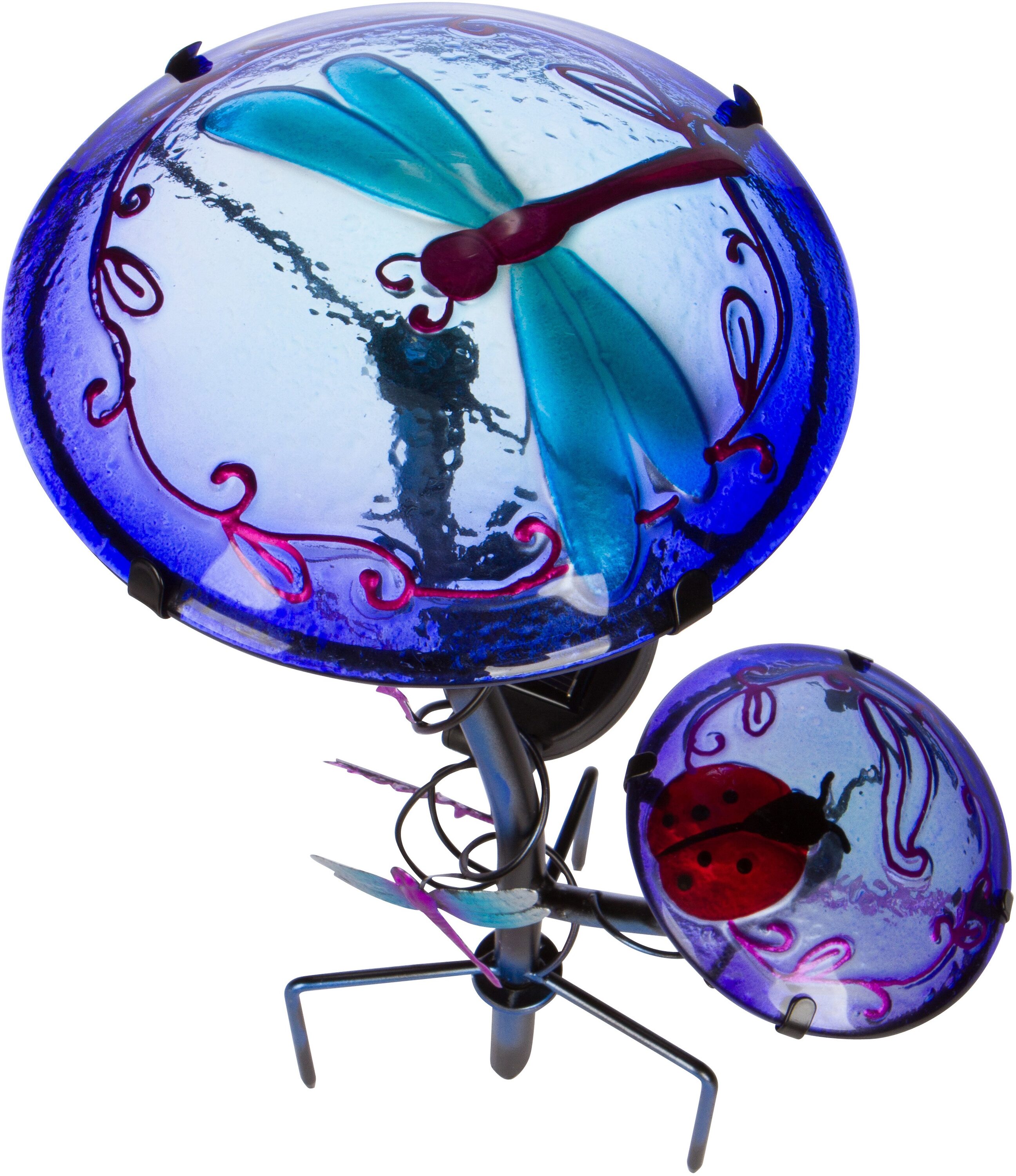 Trademark Innovations GRDLT-MUSH-PRPL Outdoor-Decorative-Lanterns - View #3