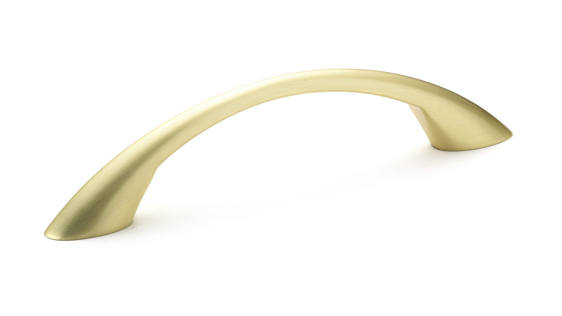 Richelieu Charleston 3-3/4-in (96mm) Center to Center Satin Brass Arch ...