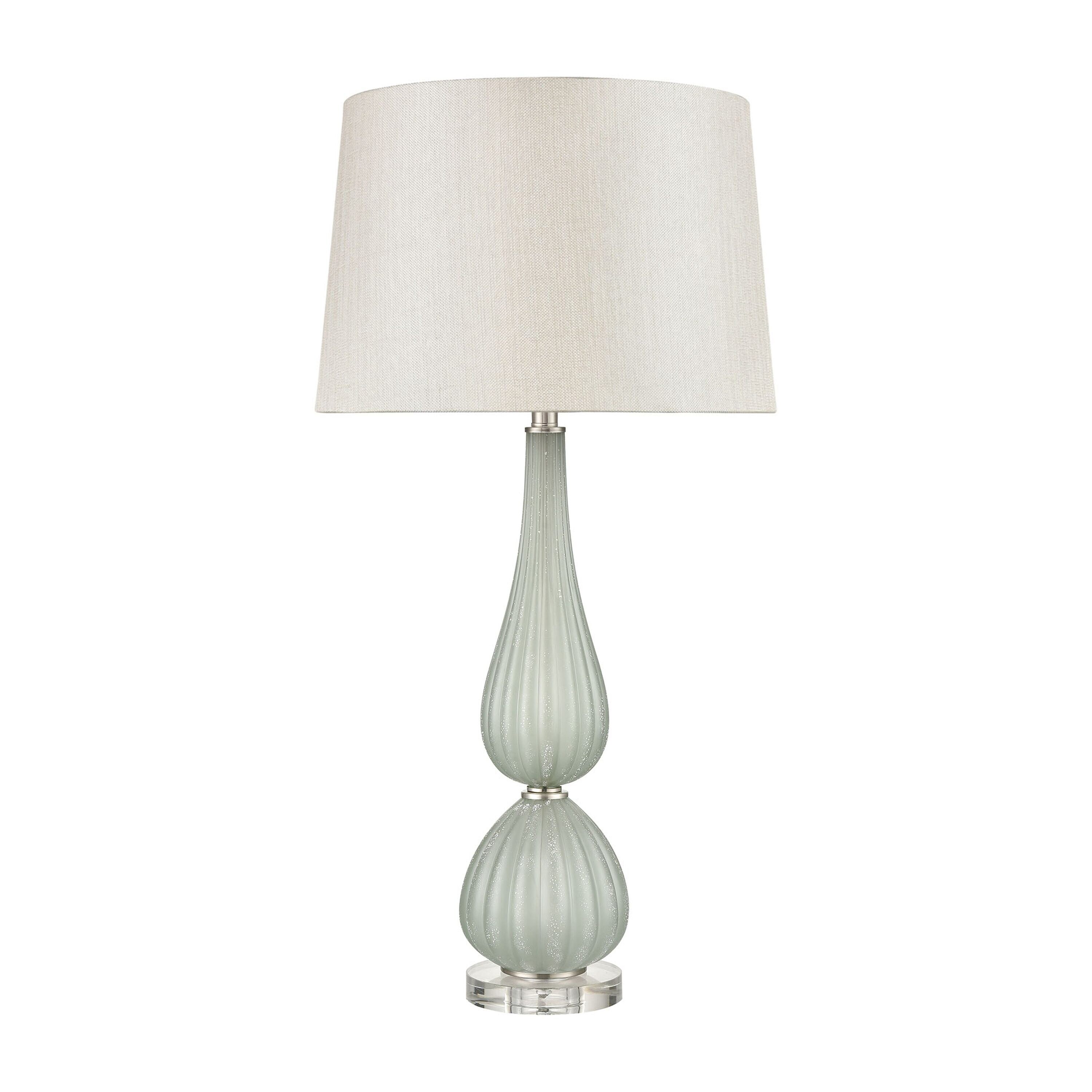 Westmore by ELK Lighting Pinetop 10-in Salted Seafoam 3-way Table Lamp ...