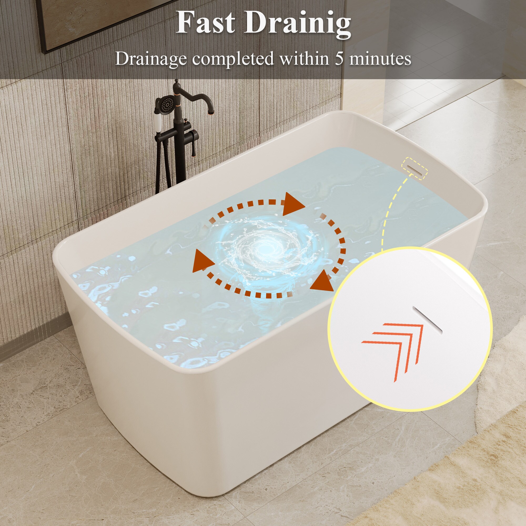 CASAINC CA-BT-79228 bathtubs - View #8