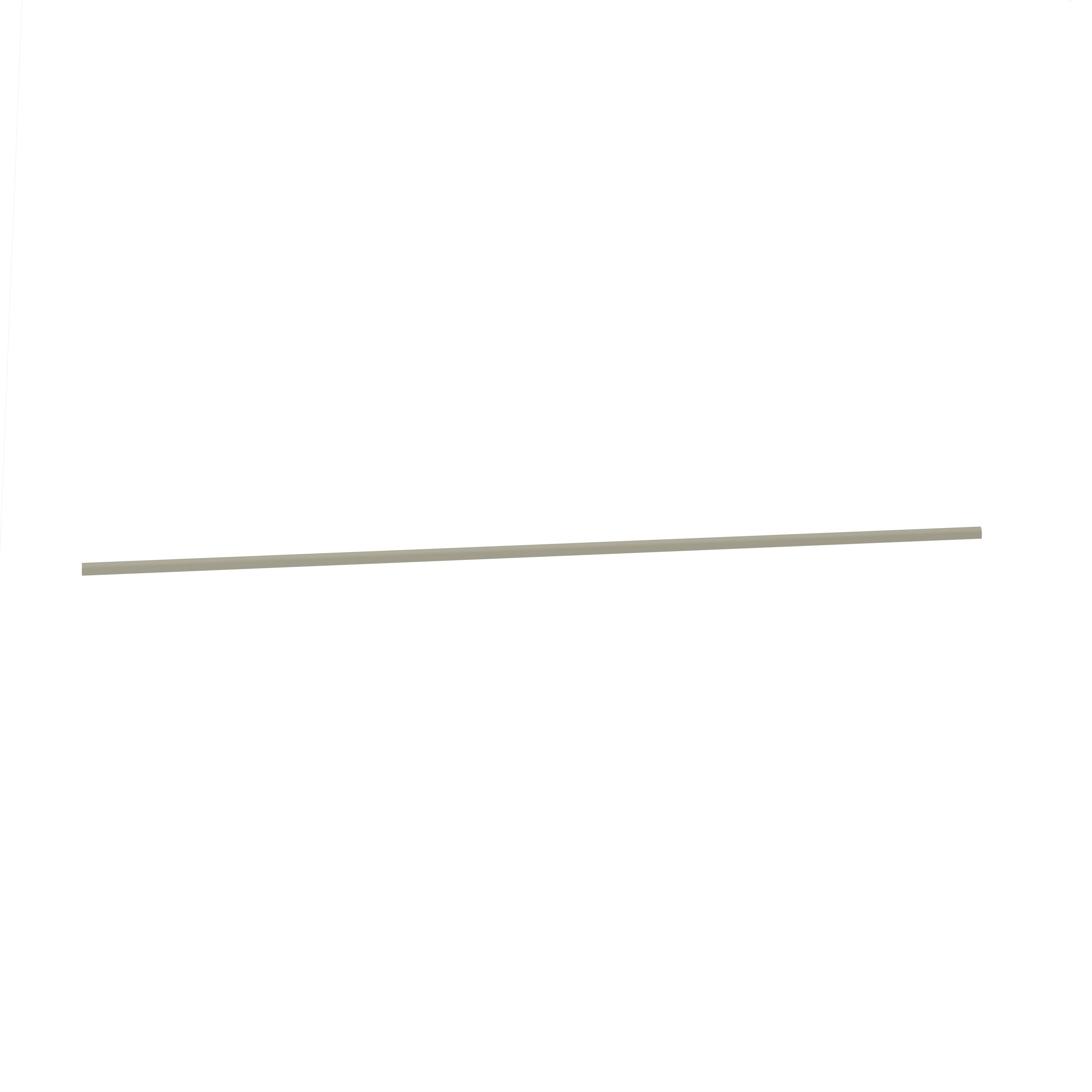 Diamond NOW G15 MSW8 Wintucket Cabinet Scribe Rail 96.0-in W x 0.75-in H x 0.25-in D Cloud Gray Laminate