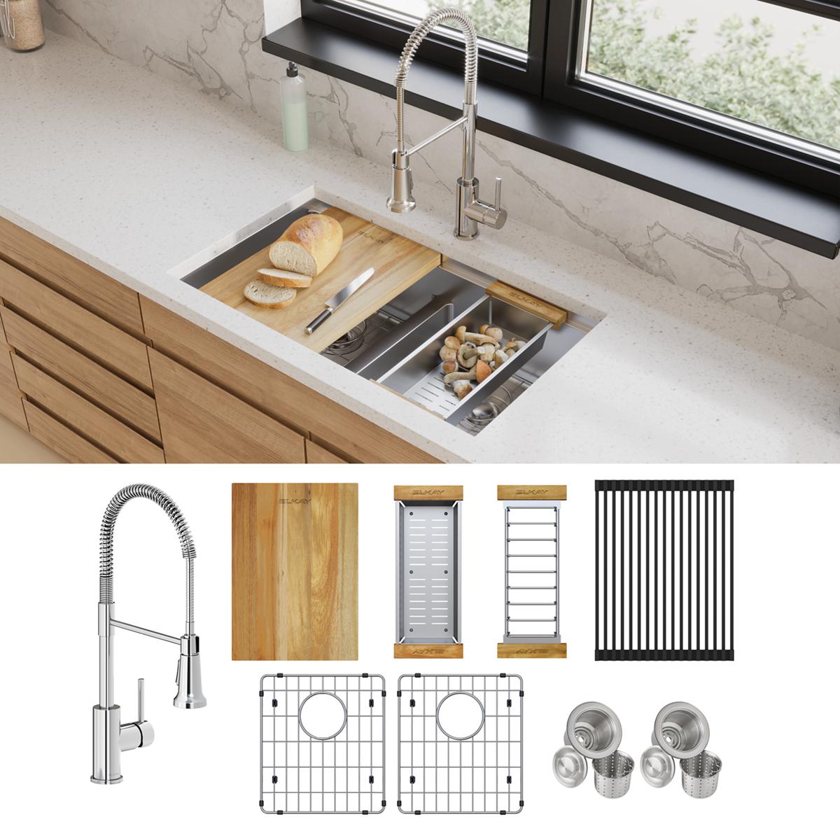 Elkay ECTRUA31169TFCW Kitchen-Sinks - View #3