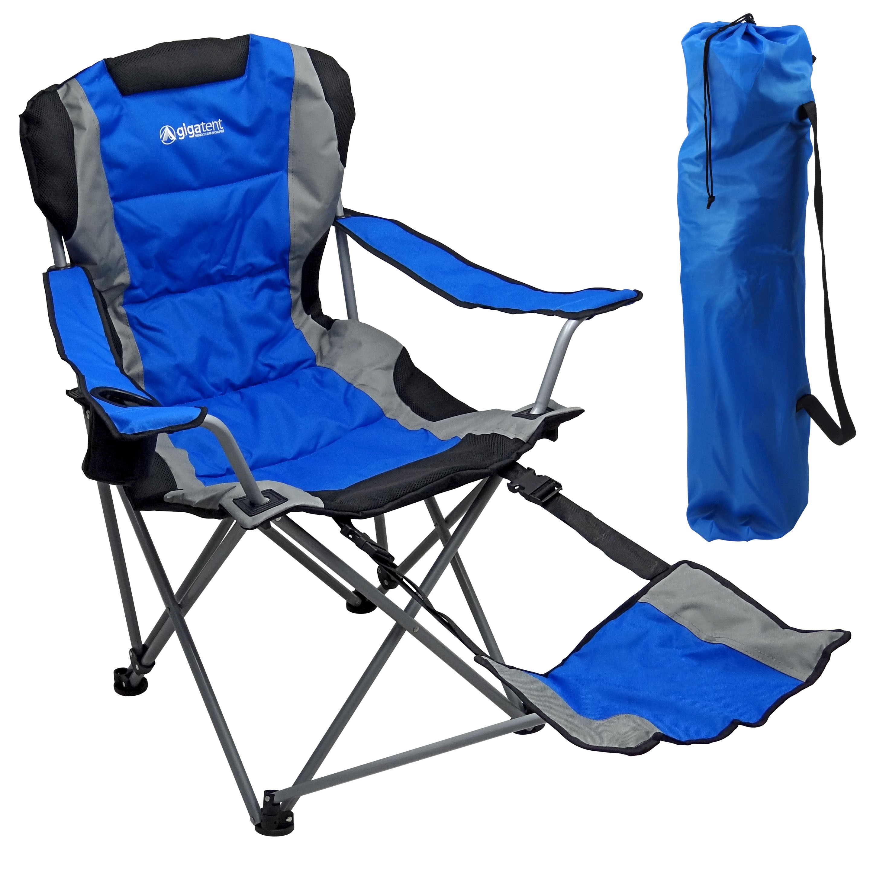 DROZIP Folding Chair Fishing Chair Beach Chair Outdoor Portable Chair Navy  Compact Folding Type, Sills Pluggable para exterior Silla de Camping