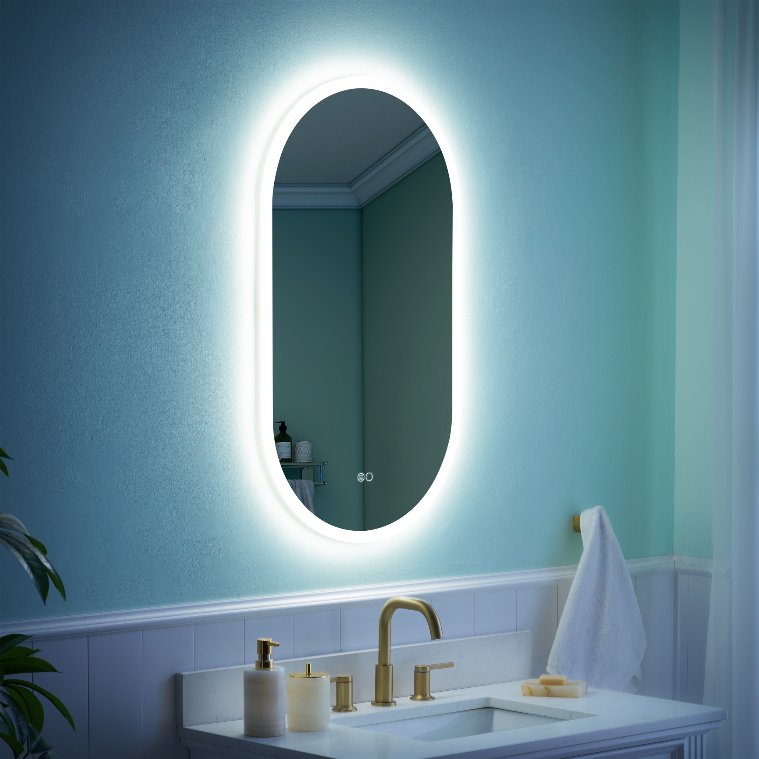 WELLFOR W10EP2036 Framed-Bath-Mirrors - View #3