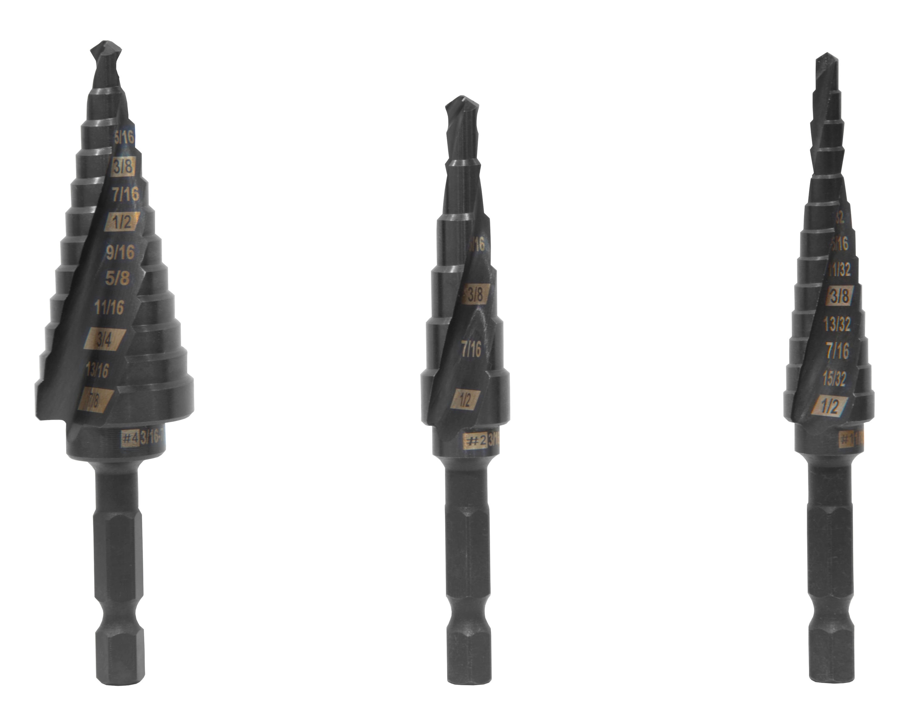 WEN DB124X Metal-Step-Drill-Bits - View #3