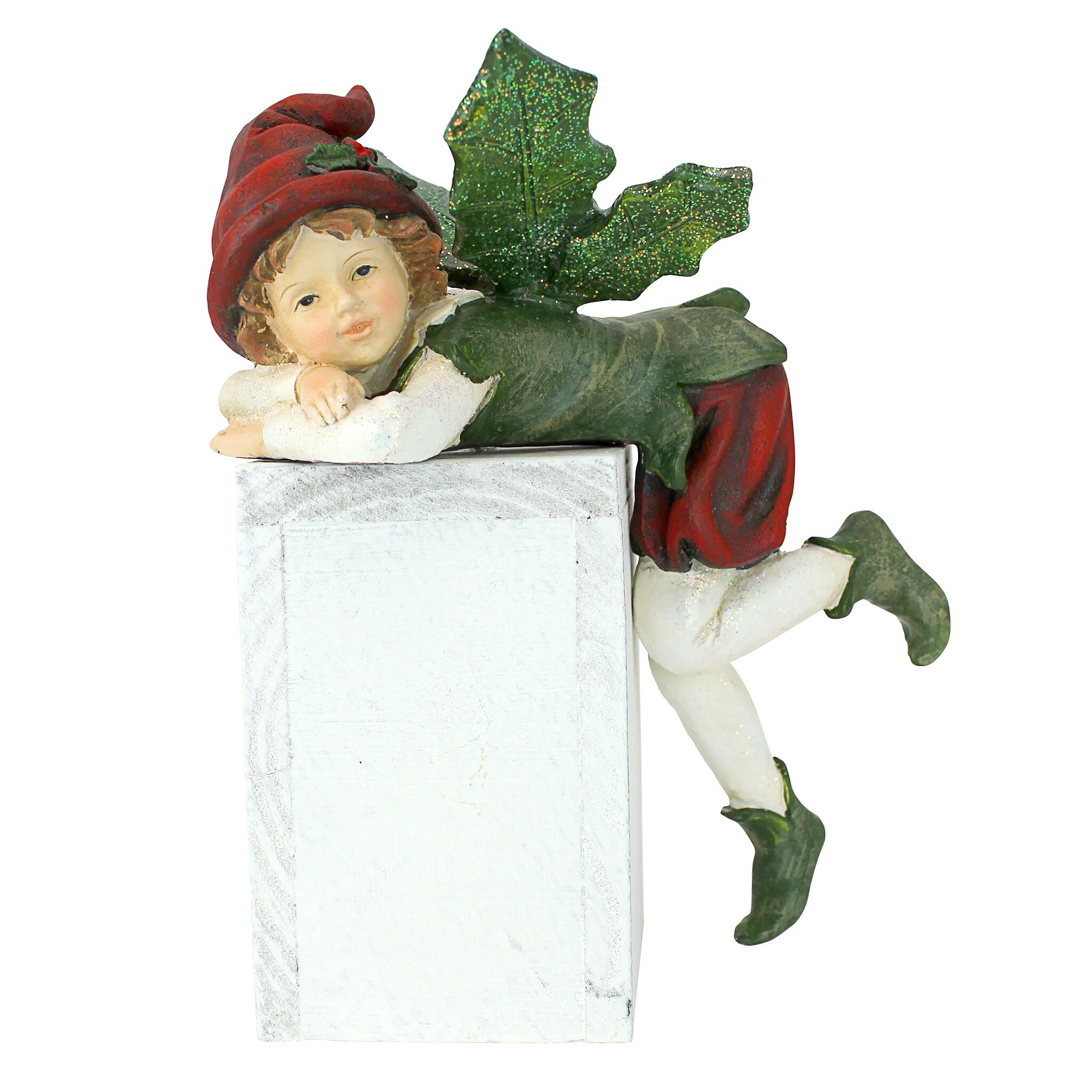 Design Toscano LY7102142 9-in Decoration Elf Christmas Decor