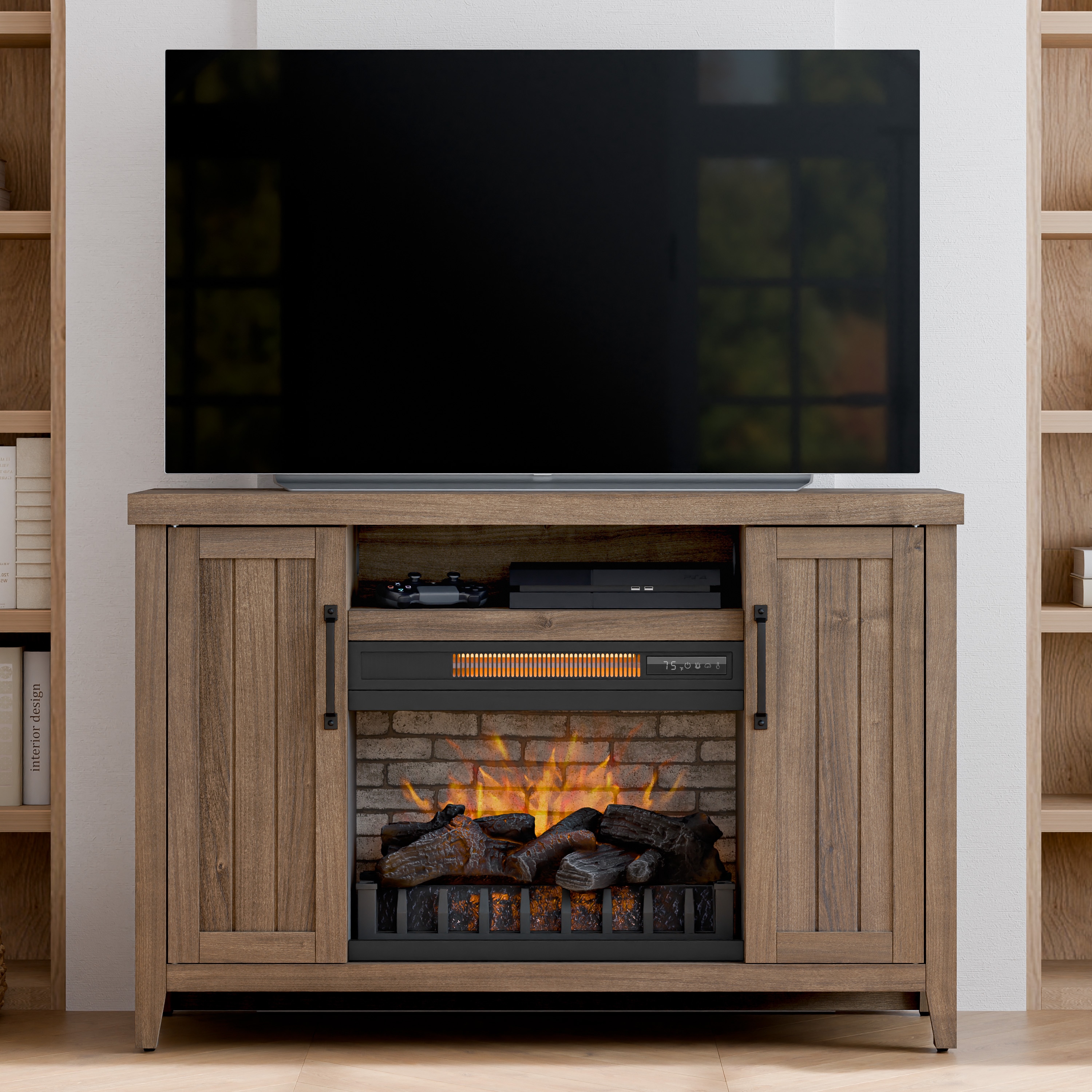 Style Selections 1730MFP-48-23-500 Electric-Fireplaces - View #2
