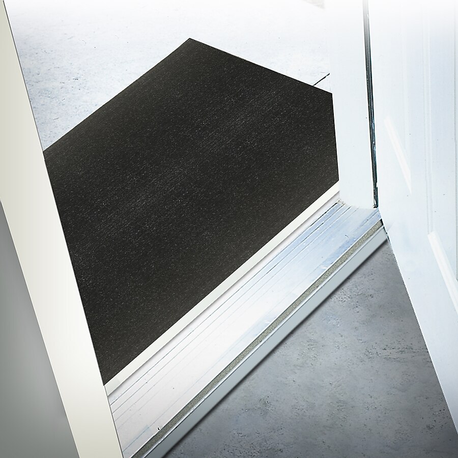 Mohawk Home Utility bay 2-ft x 3-ft Black Rectangular Outdoor Door Mat Mohawk Home Utility bay 2-ft x 3-ft Black Rectangular Outdoor Door Mat