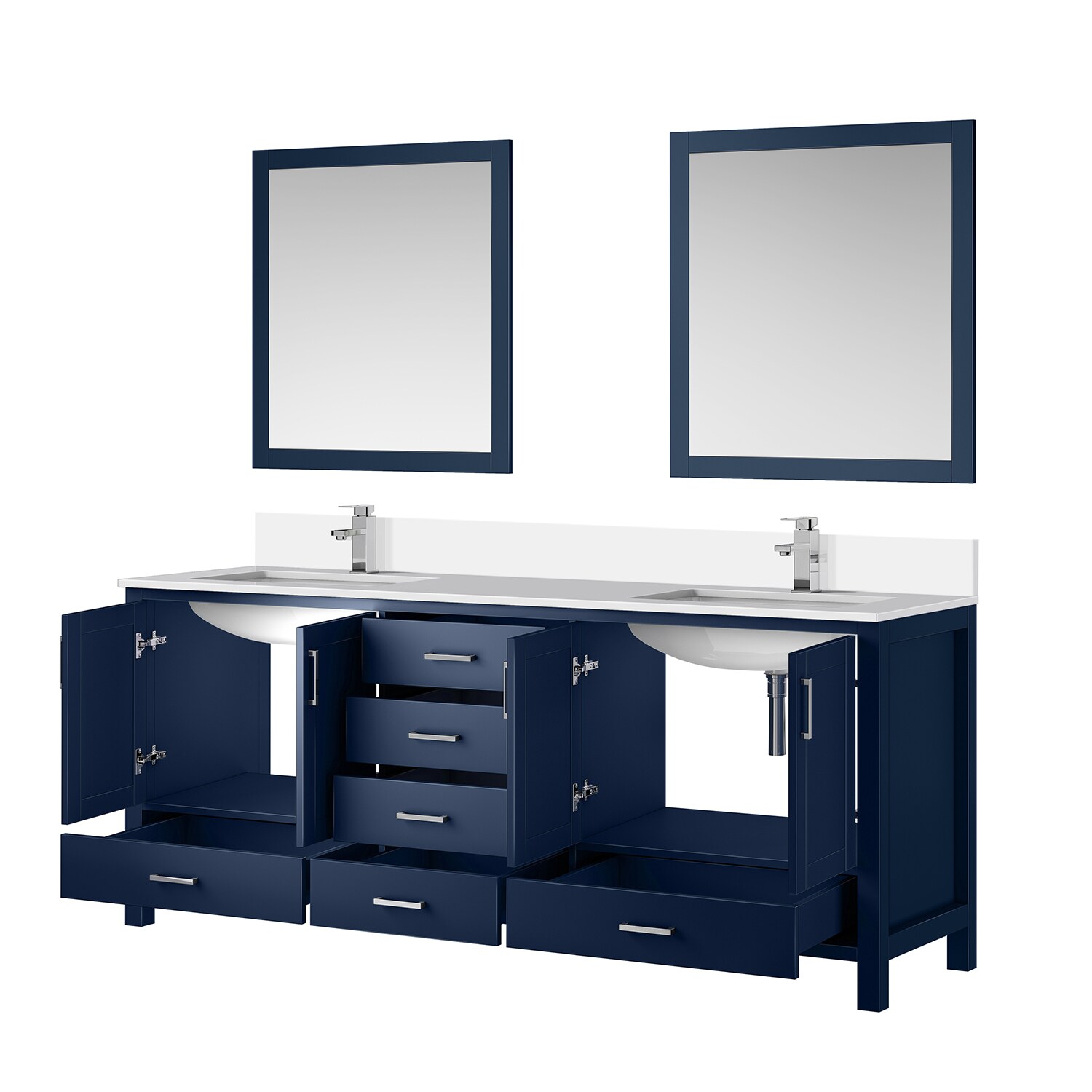 Lexora LJ342280DEWQM30F Bath-Vanity-Combo - View #3