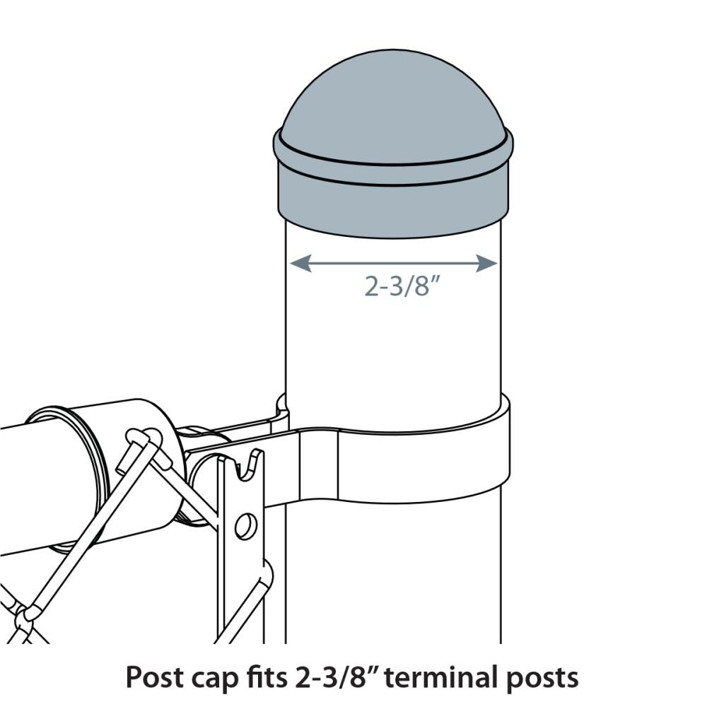 Blue Hawk 840543 Vinyl-Fence-Post-Caps - View #3