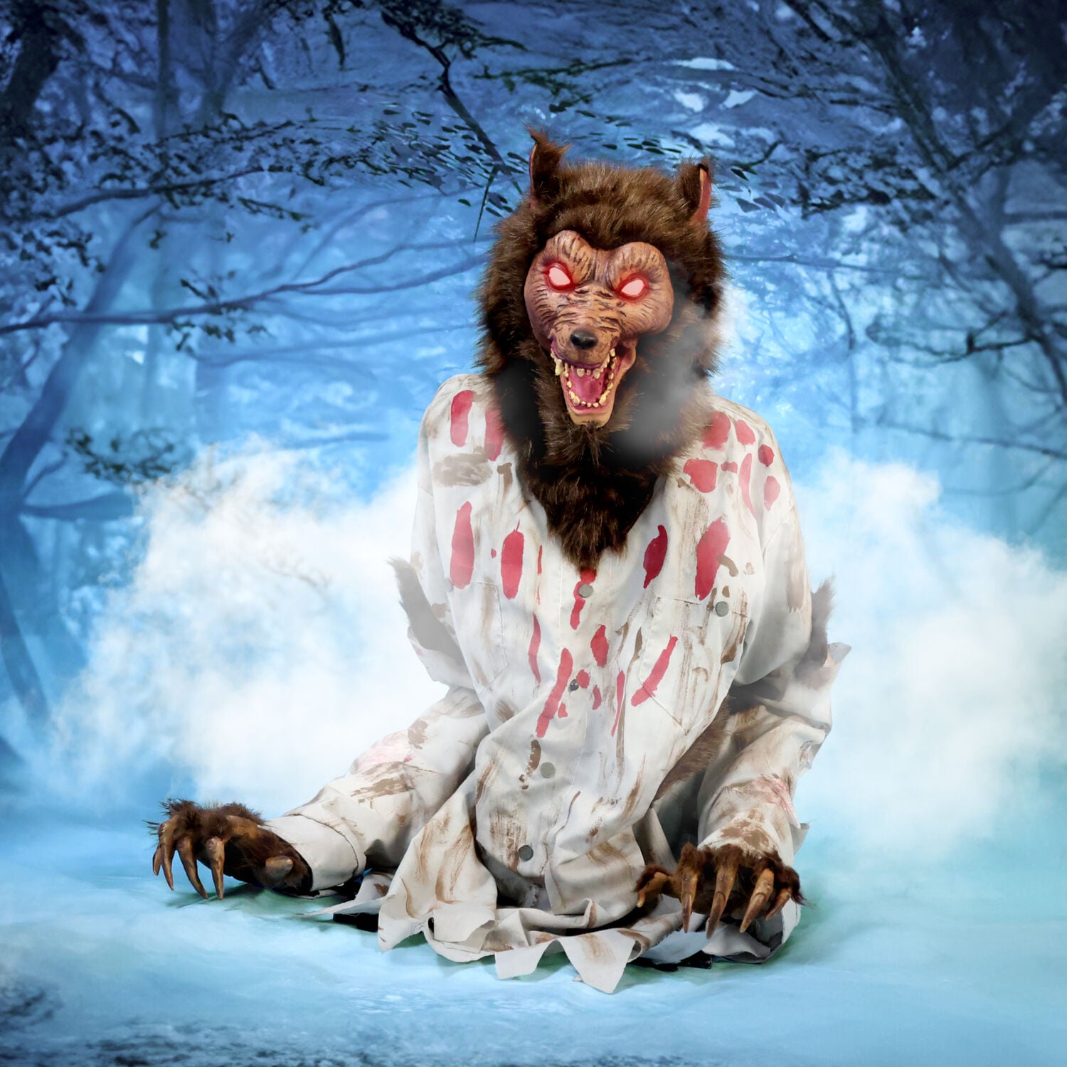 Haunted Hill Farm HHHOWLER-1FLSA Halloween-Animatronics - View #8