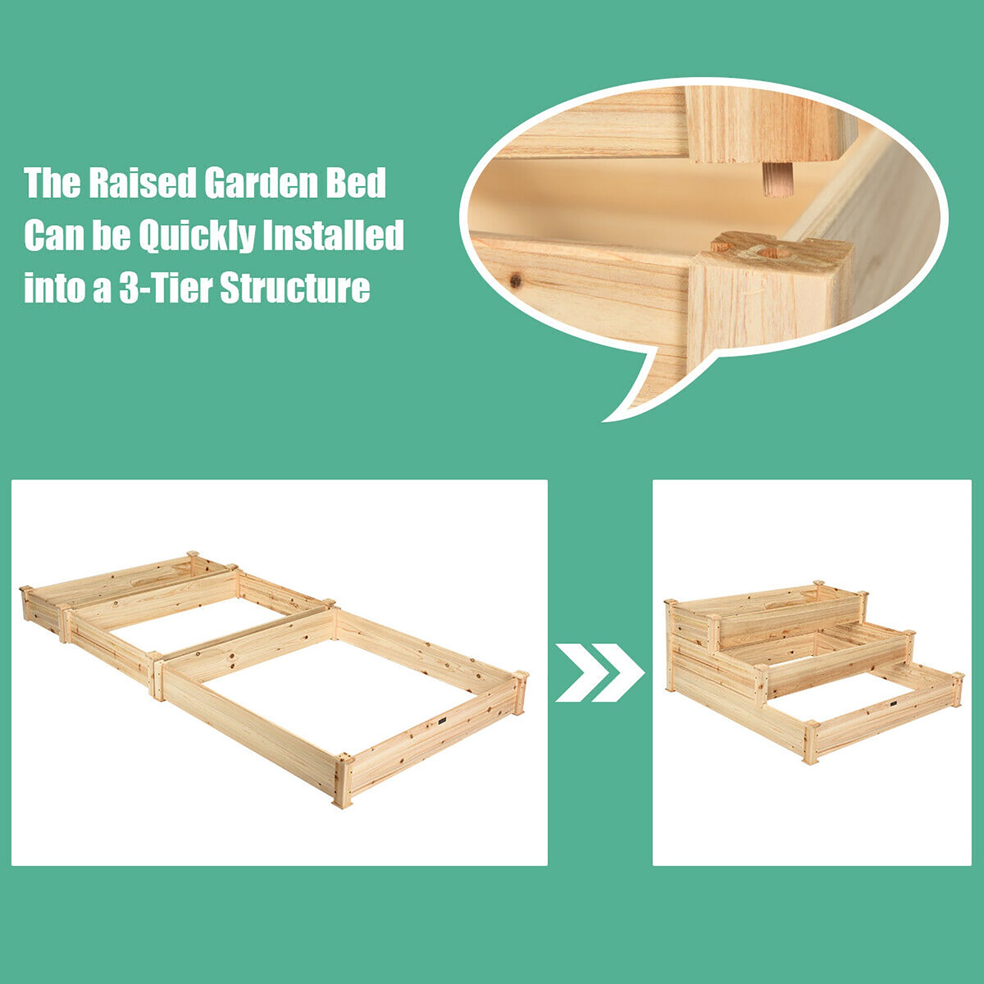 Costway LWS00608 Raised-Garden-Beds - View #5