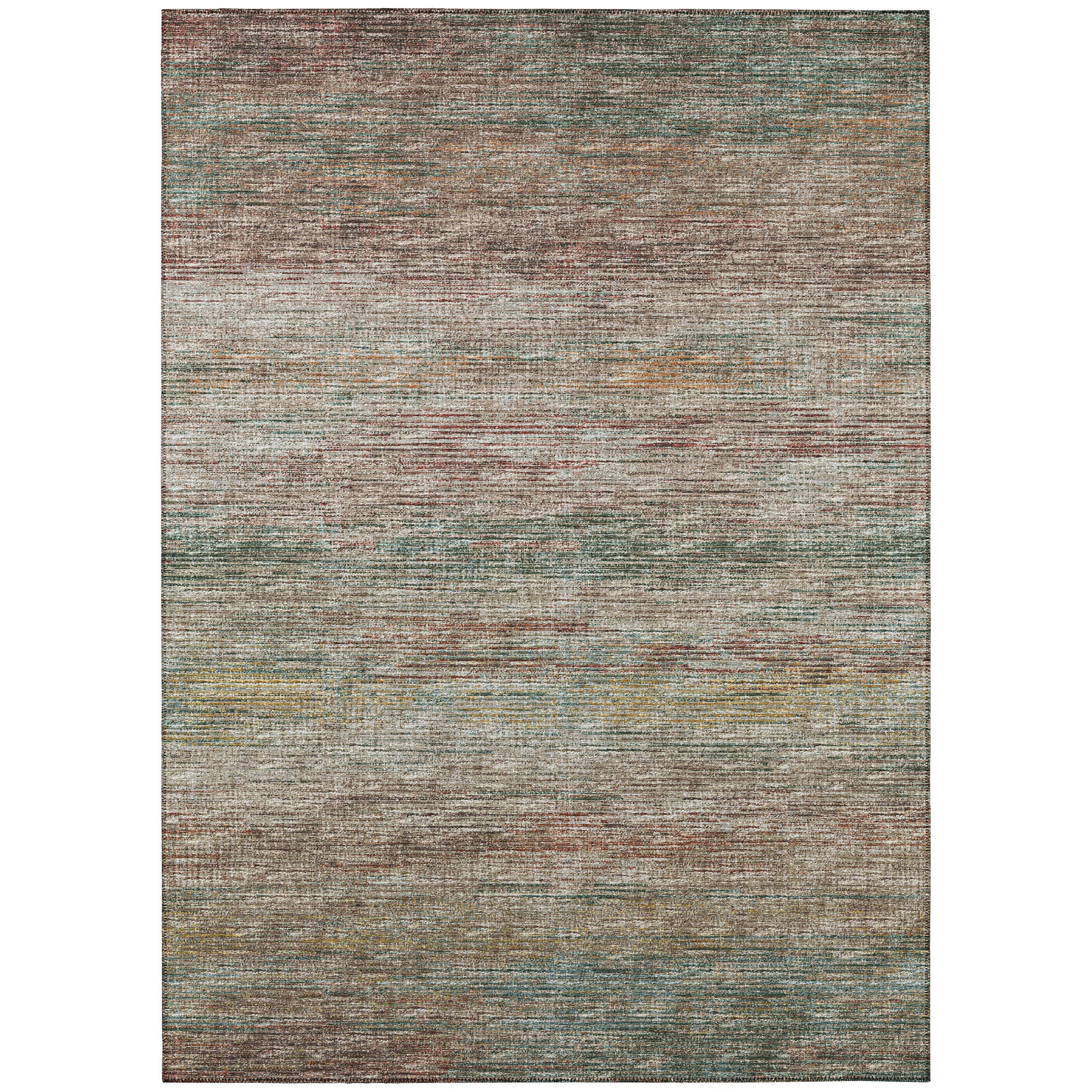 Marston Multicolor Chenille 3' x 5' Flat Woven Non-Slip Area Rug