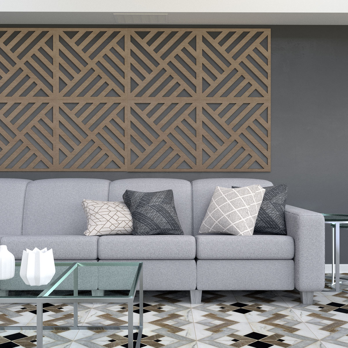 Ekena Millwork WALW24X24X0375ALLCH Wall-Panels - View #7