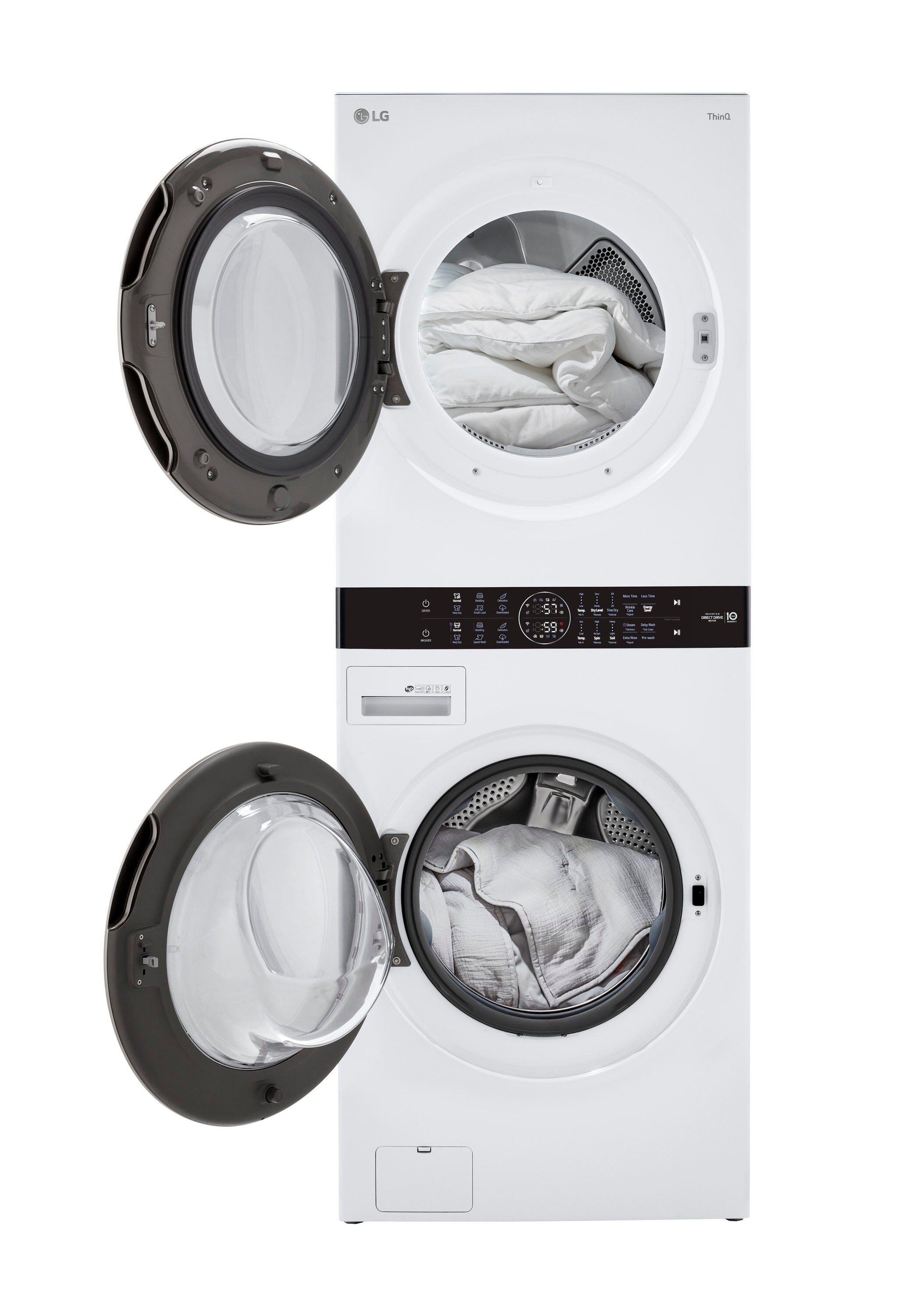 LG WashTower Electric Stacked Laundry Center with 4.5-cu ft Washer and 7.4-cu ft Dryer (ENERGY STAR)