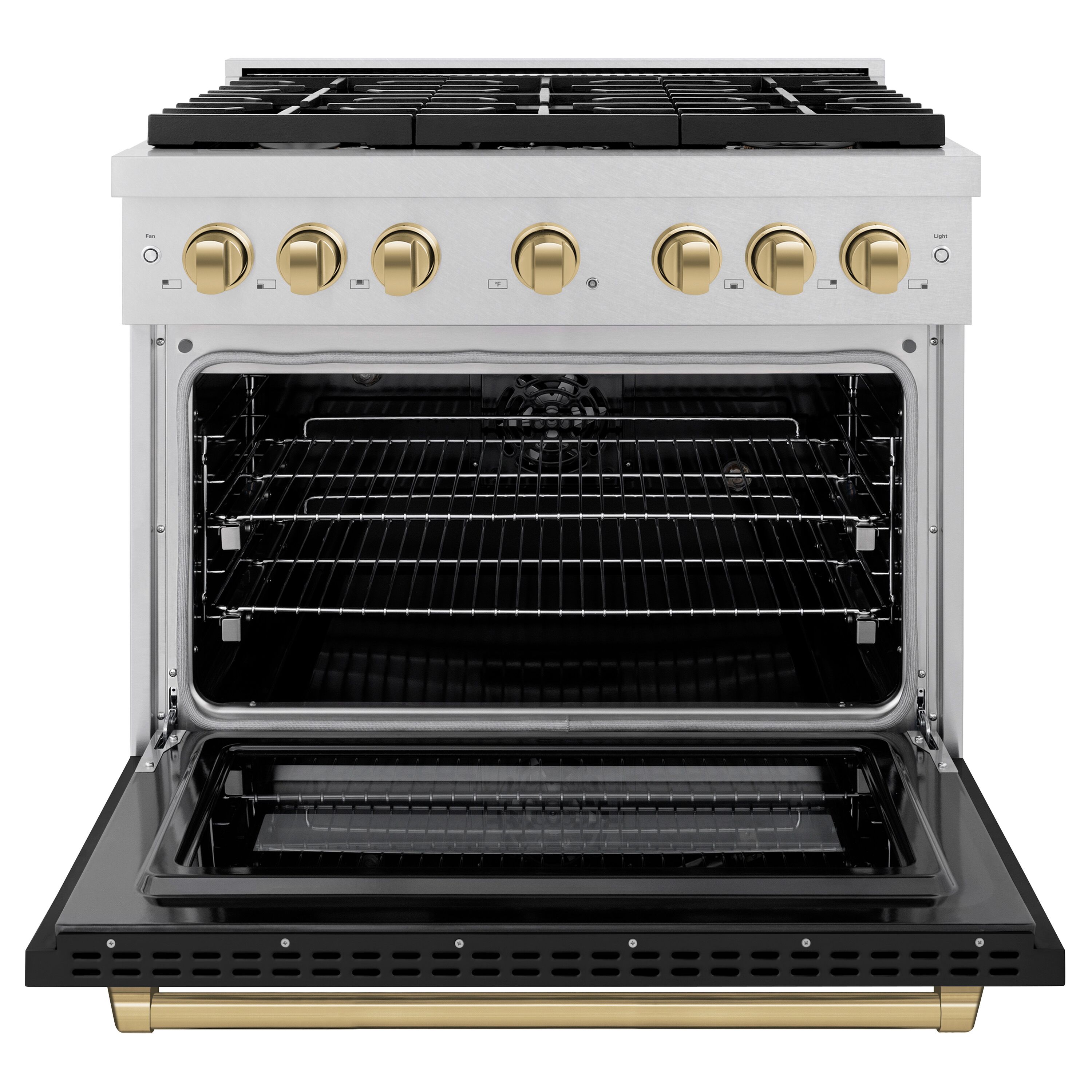 ZLINE KITCHEN & BATH SDRSZ-BLM-36-CB Dual-Fuel-Ranges - View #3