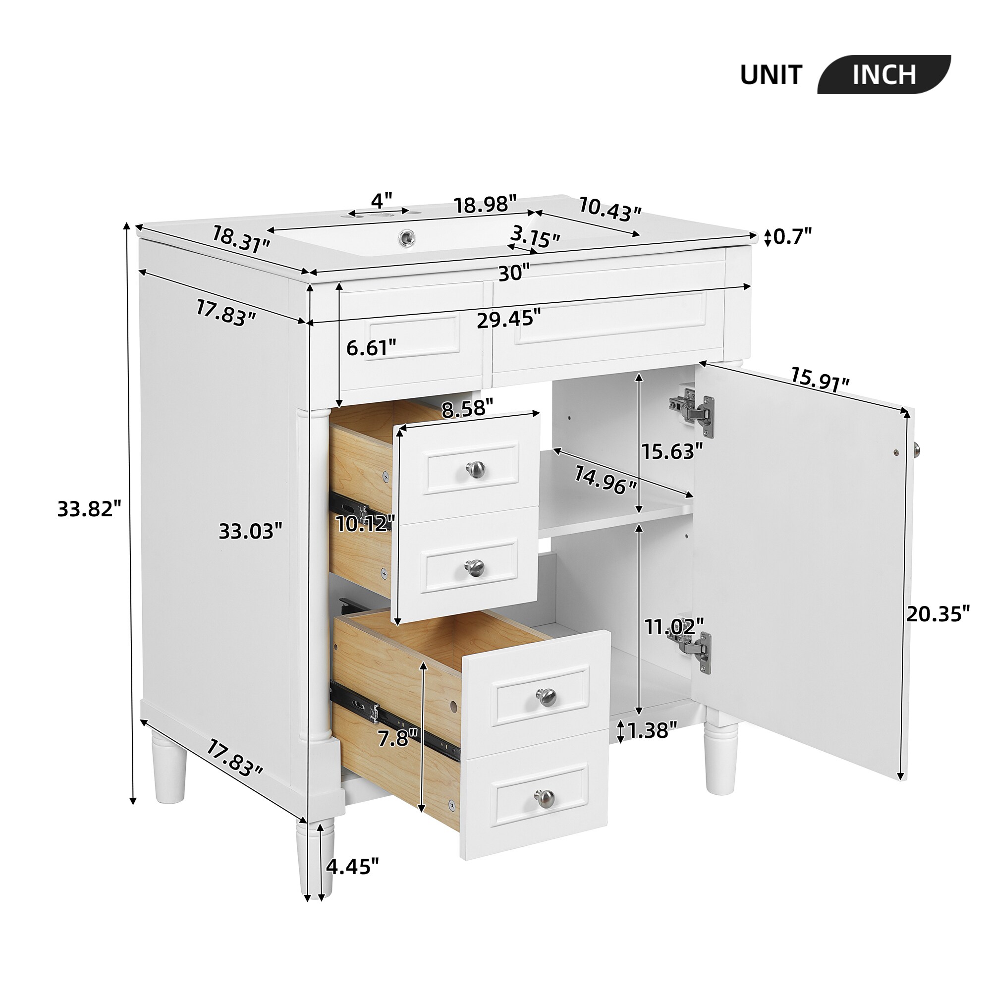 Iseryn FSD288938K Bath-Vanity-Combo - View #4
