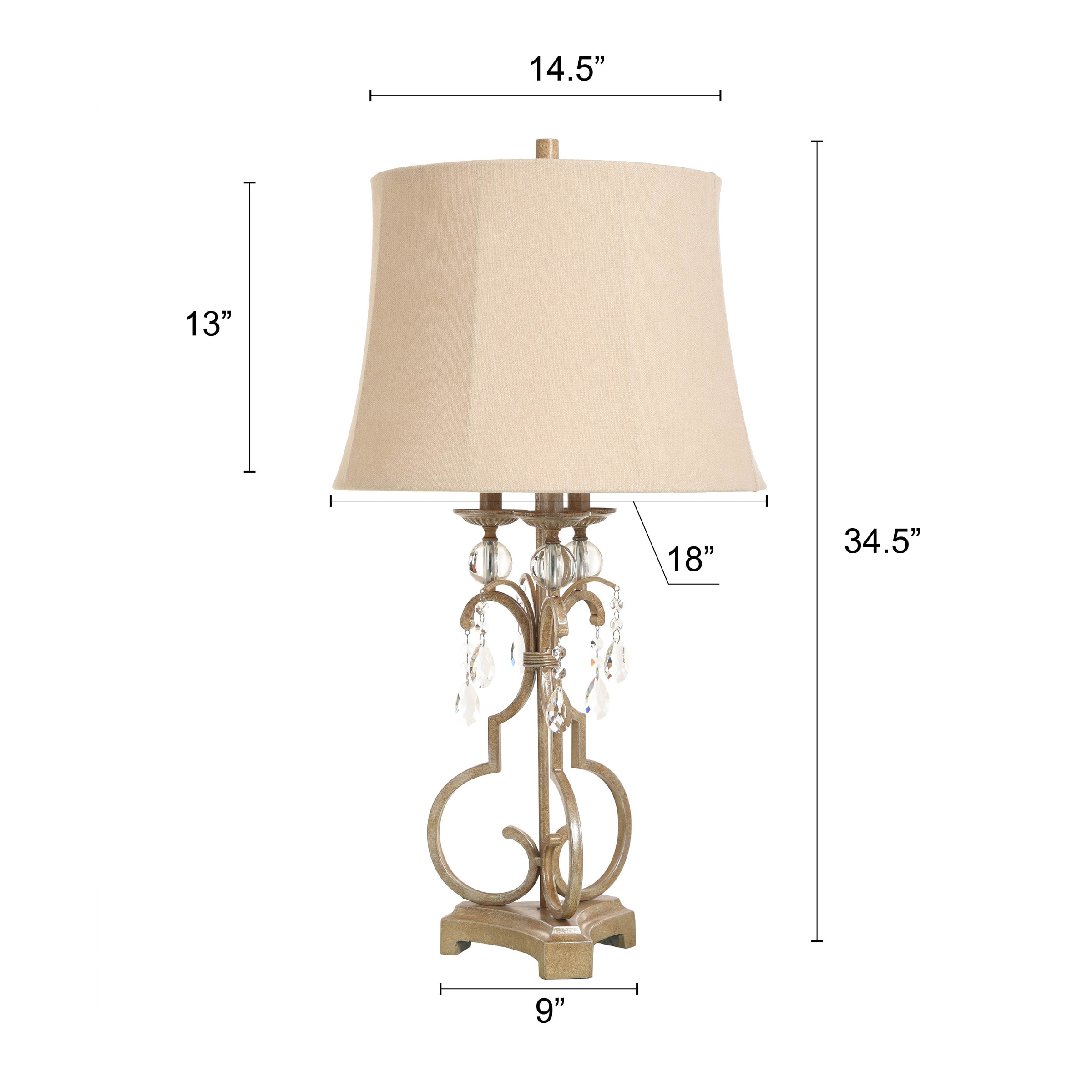 StyleCraft Home Collection L314355DS Table-Lamps - View #6