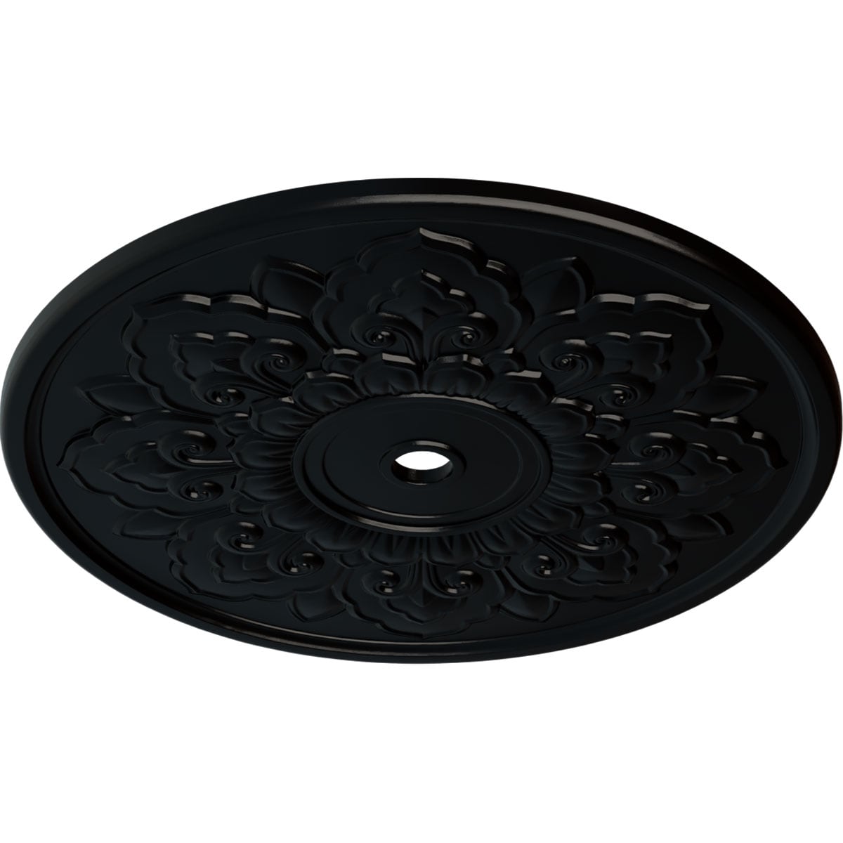 Ekena Millwork CM50LOBLF Ceiling-Medallions - View #2
