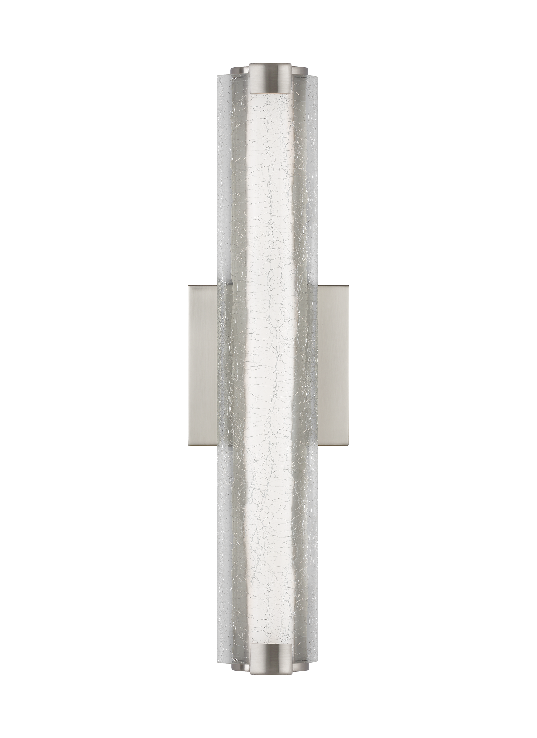 Generation Lighting WB1867SN-L1 Cutler 18-in W 1-Light Satin Nickel Modern/Contemporary Wall Sconce