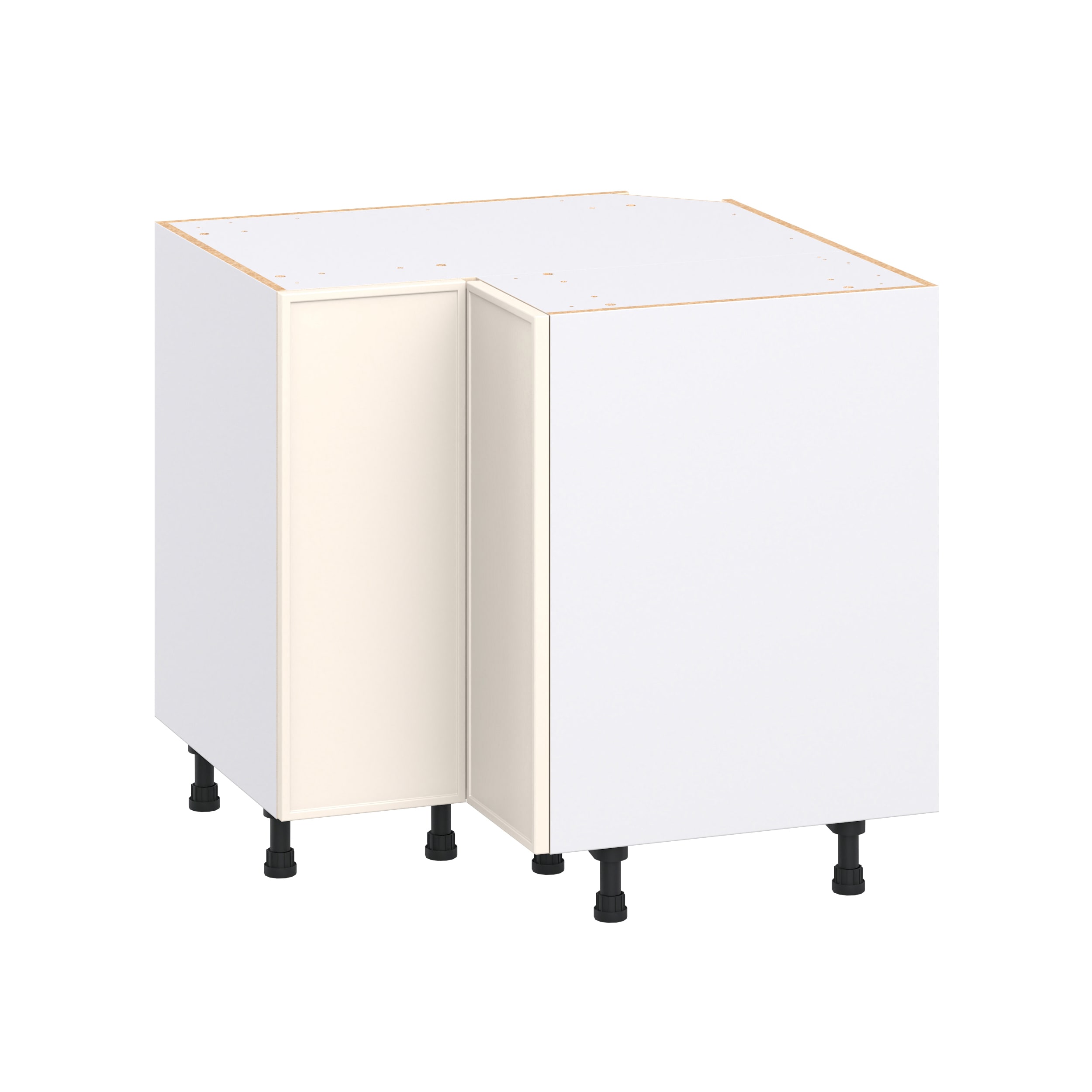 Hugo&Borg DSBC36(L/R)-CI Chapel Hill 36-in W x 34.5-in H x 36.16-in D Washed Linen Base Fully assembled Cabinet Flat Panel