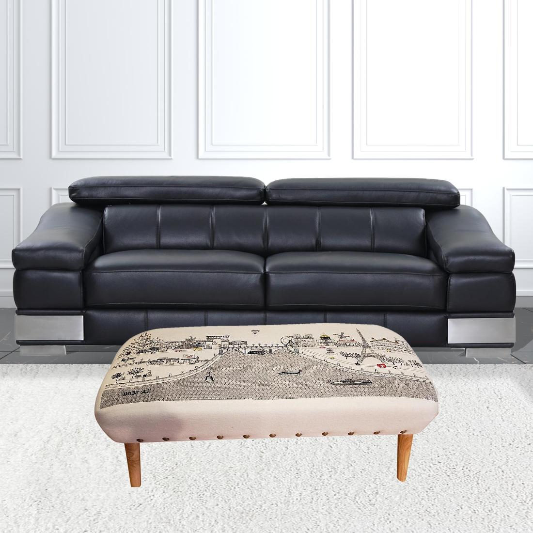 HomeRoots 4000480542 Indoor-Ottomans - View #2