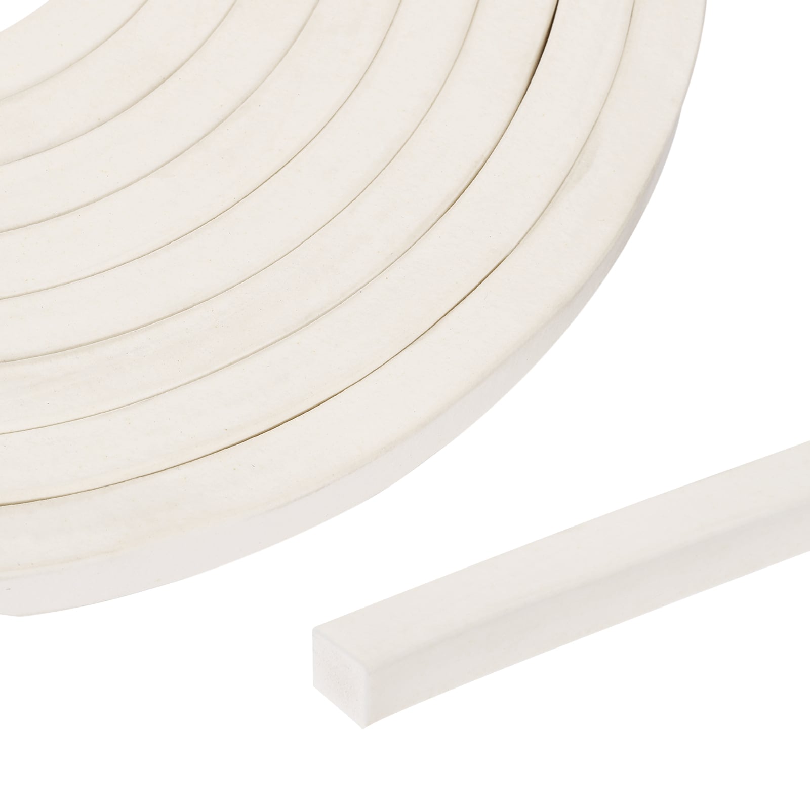 Unique Bargains 8.2 ft Foam Backer Rod 0.12inch x 0.12inch Square Solid Joint Filler Foam Seal Strip for Caulk Saver Rope Caulk Cement Crack Filler White