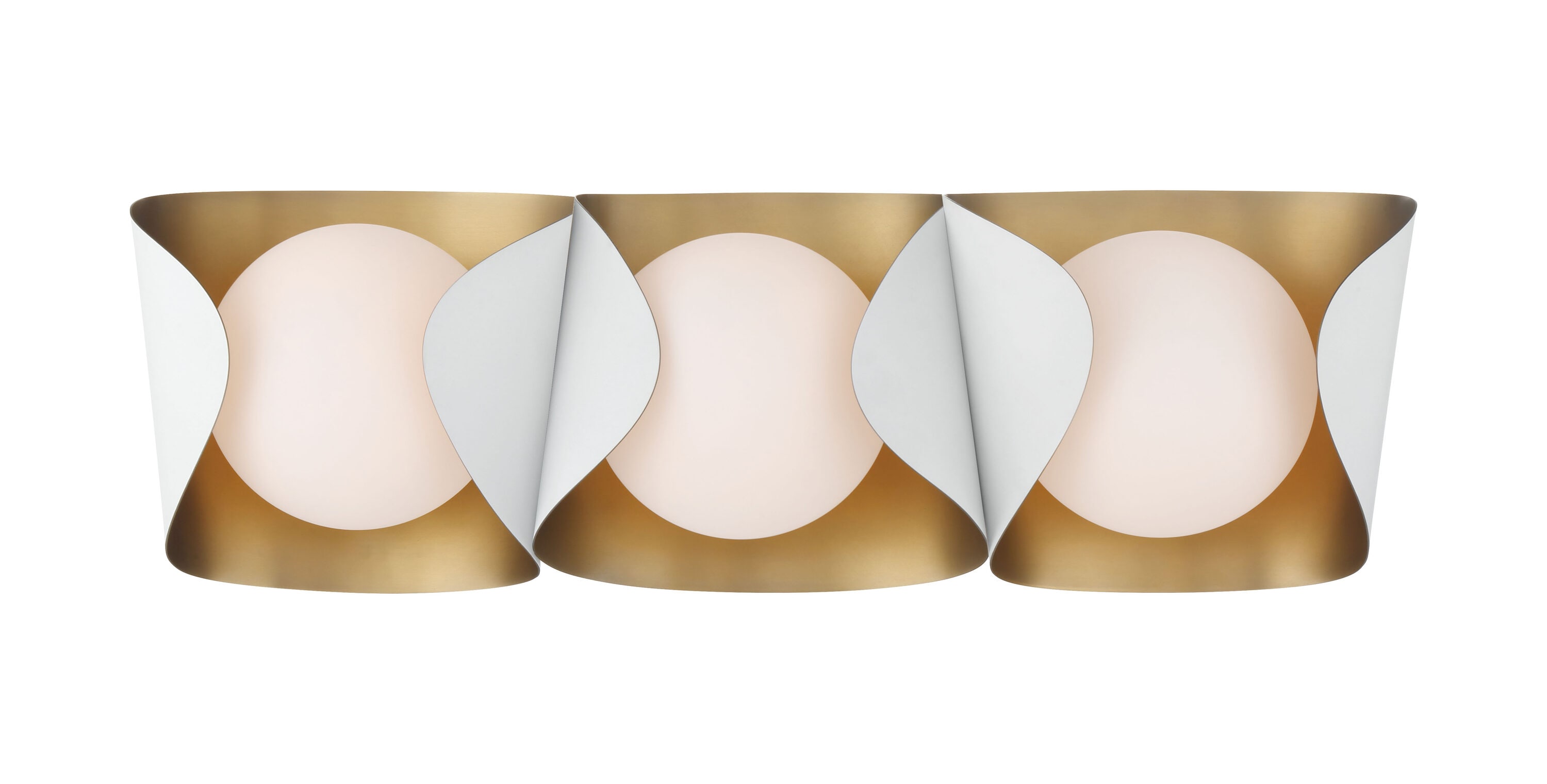 Minka Lavery 3773-893 Flare 24-in 3 -Light Multiple finishes Multiple colors Craftsman Vanity light bar