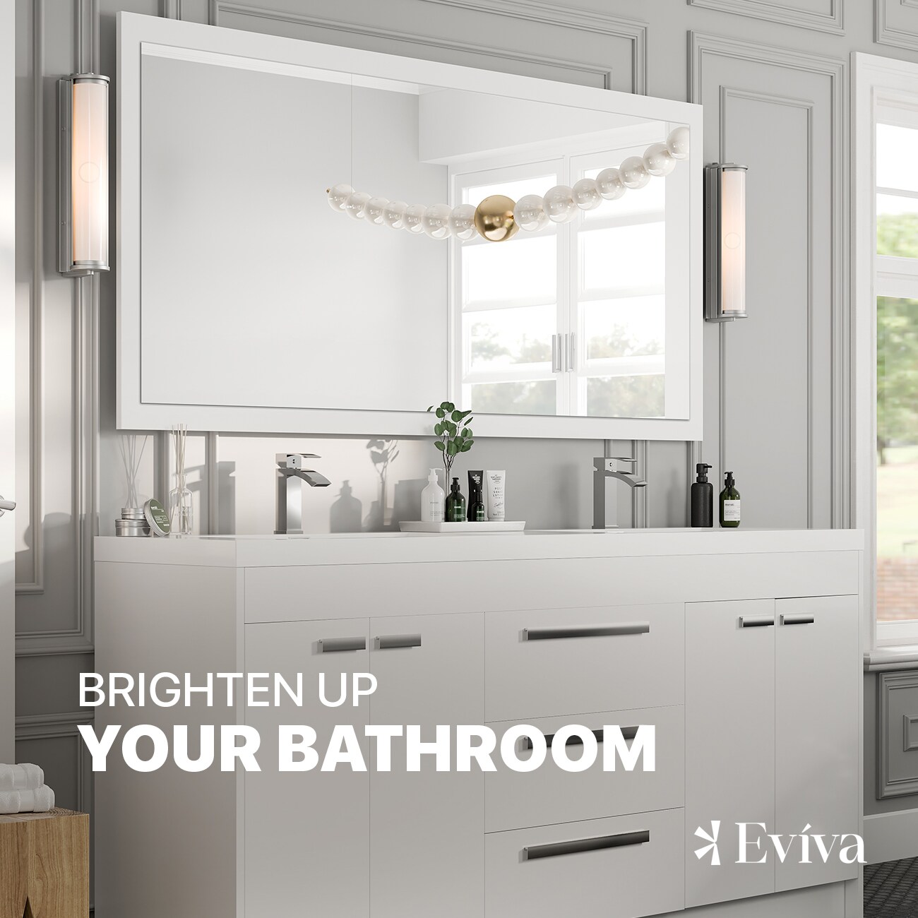 Eviva EVMR-60X30-GWH Decor-Mirrors - View #3