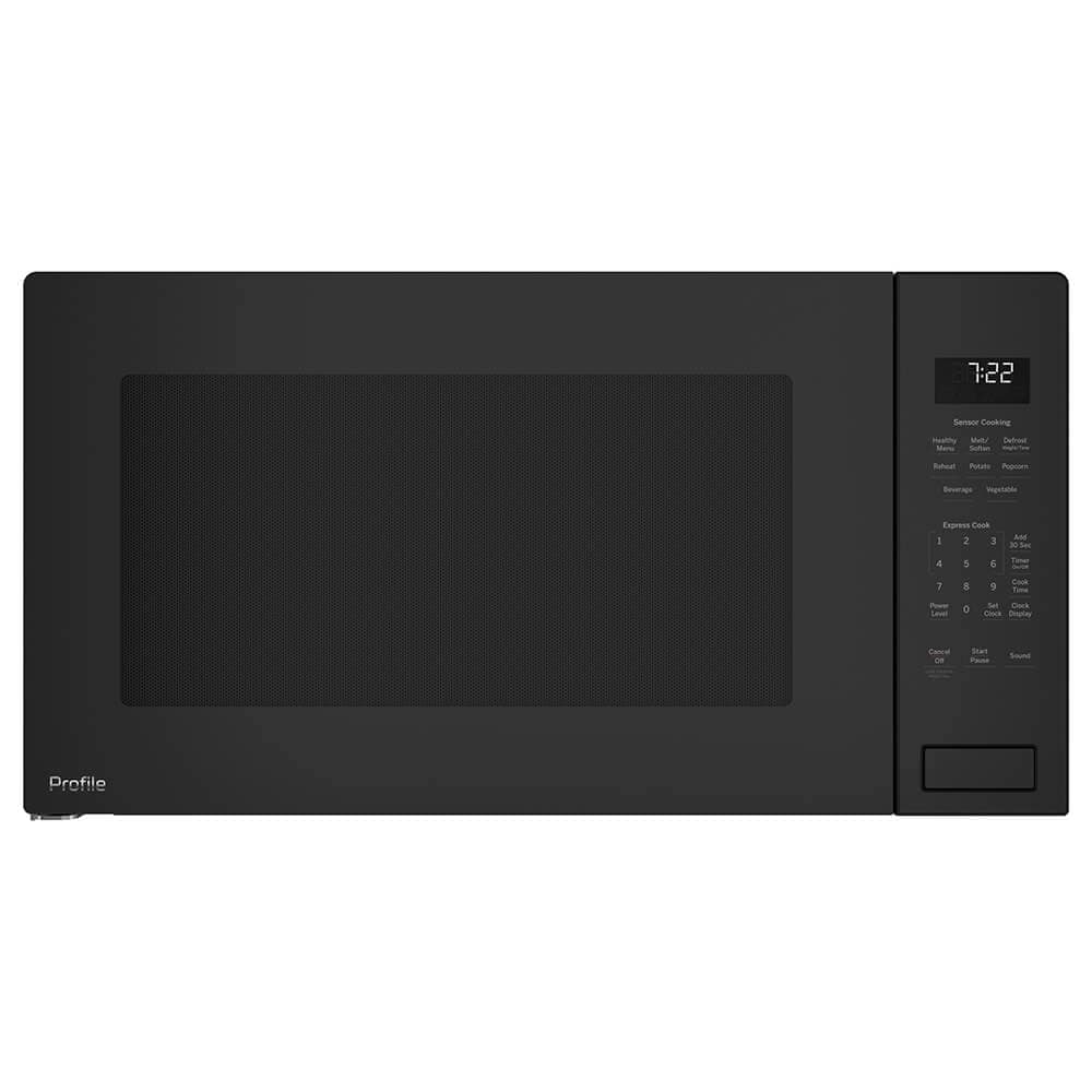 GE PEB7227ANDD Profile 2.2-cu ft Large (Greater than 1.5-cu ft) 1100 -Watt Sensor Cooking Controls Countertop Microwave ( Gray )