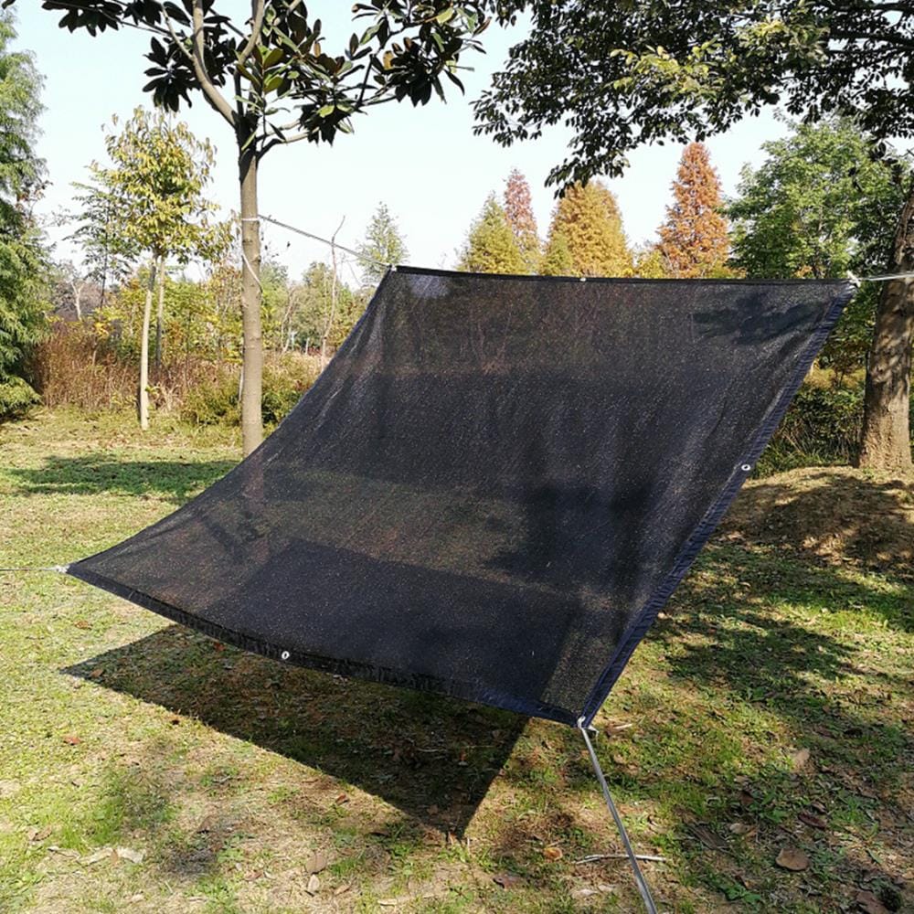 FUFU&GAGA Shade Cloth Fabric 5-ft x 50-ft Black Shade Fabric at
