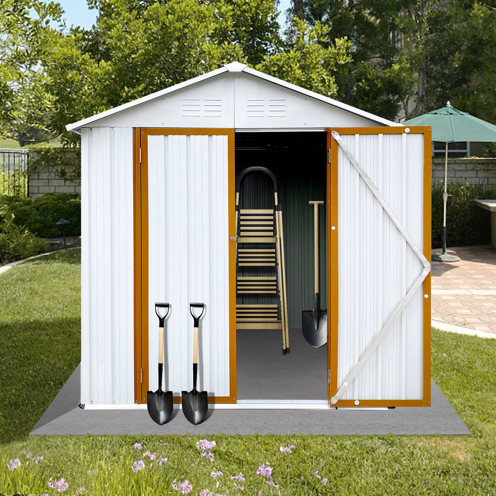 Vynxaria LEDD0487DJHWXZ0005 Metal-Storage-Buildings-Sheds - View #4