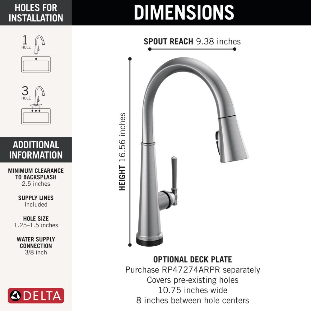 Delta 9182TL-AR-PR-DST Kitchen-Faucets - View #6