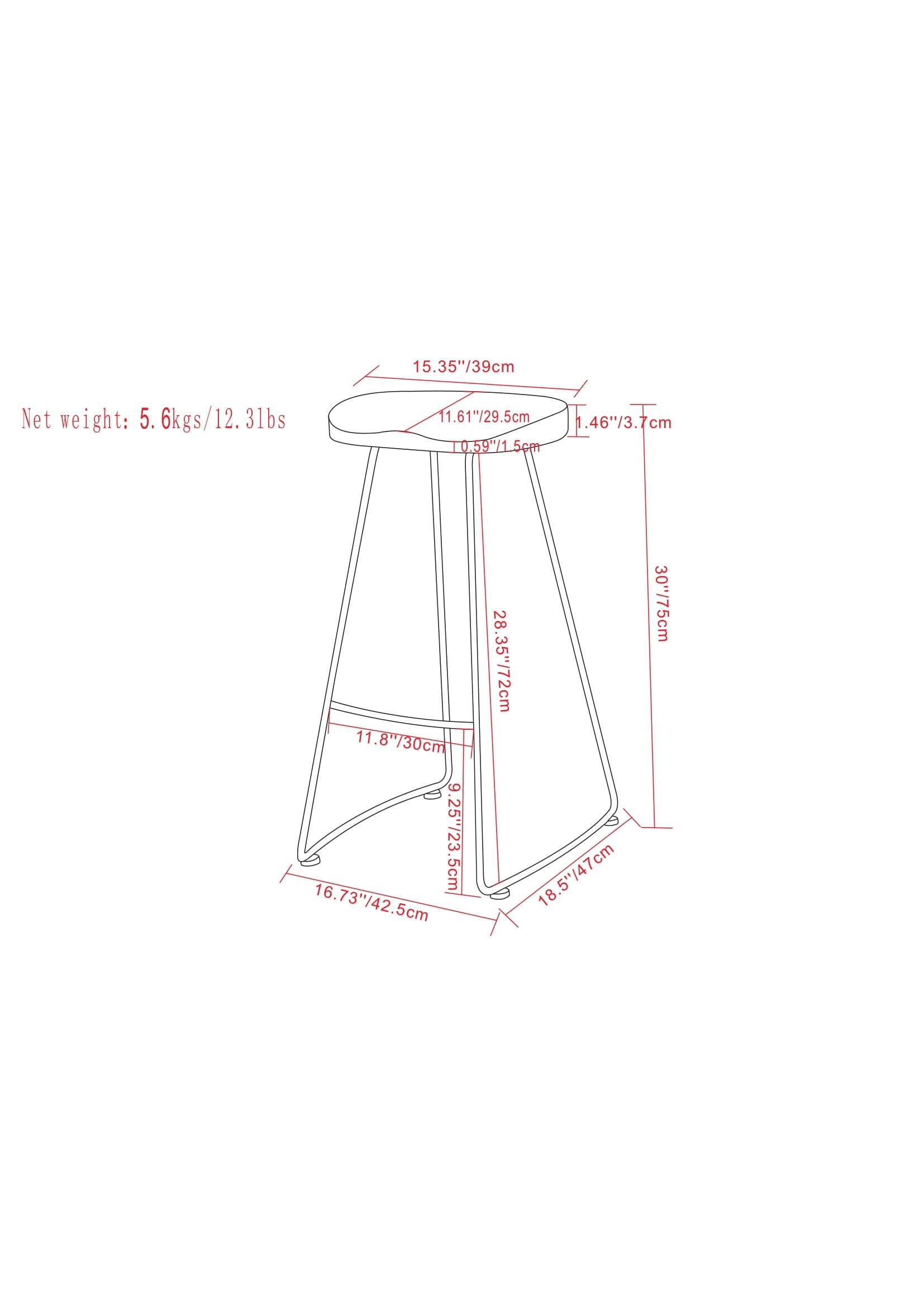 Simpli Home AXCAMB30-NB stools - View #5