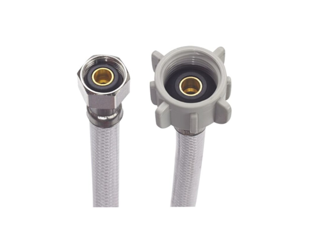  732024 1/2-in compression x 7/8-in Ballcock Thread x 12-in Braided PVC Flexible Toilet Supply Line