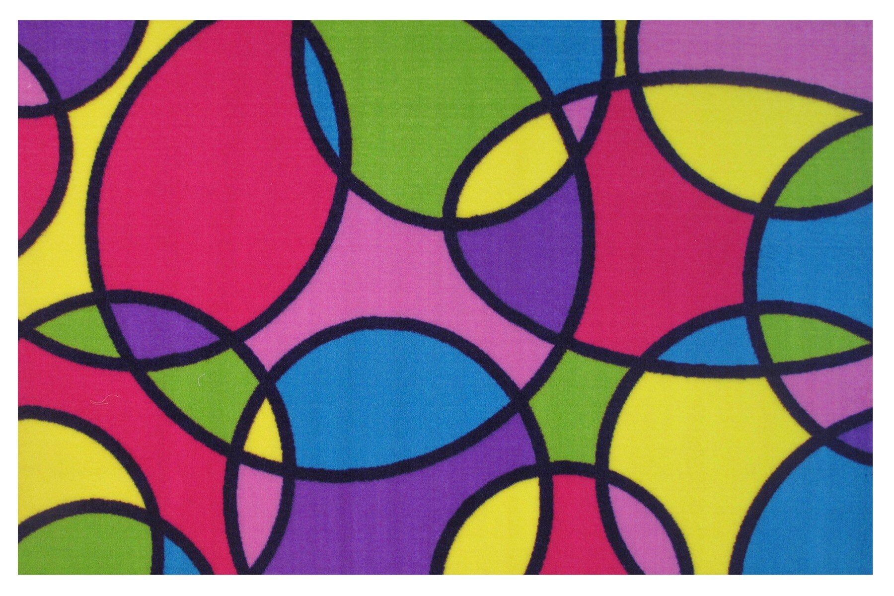 Fun Rugs FT-61 3958 Fun Time 3 X 4 (ft) Multi-color Indoor Geometric Area Rug