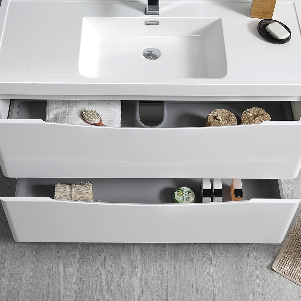 Fresca FCB9140WH-I Bath-Vanity-Combo - View #12