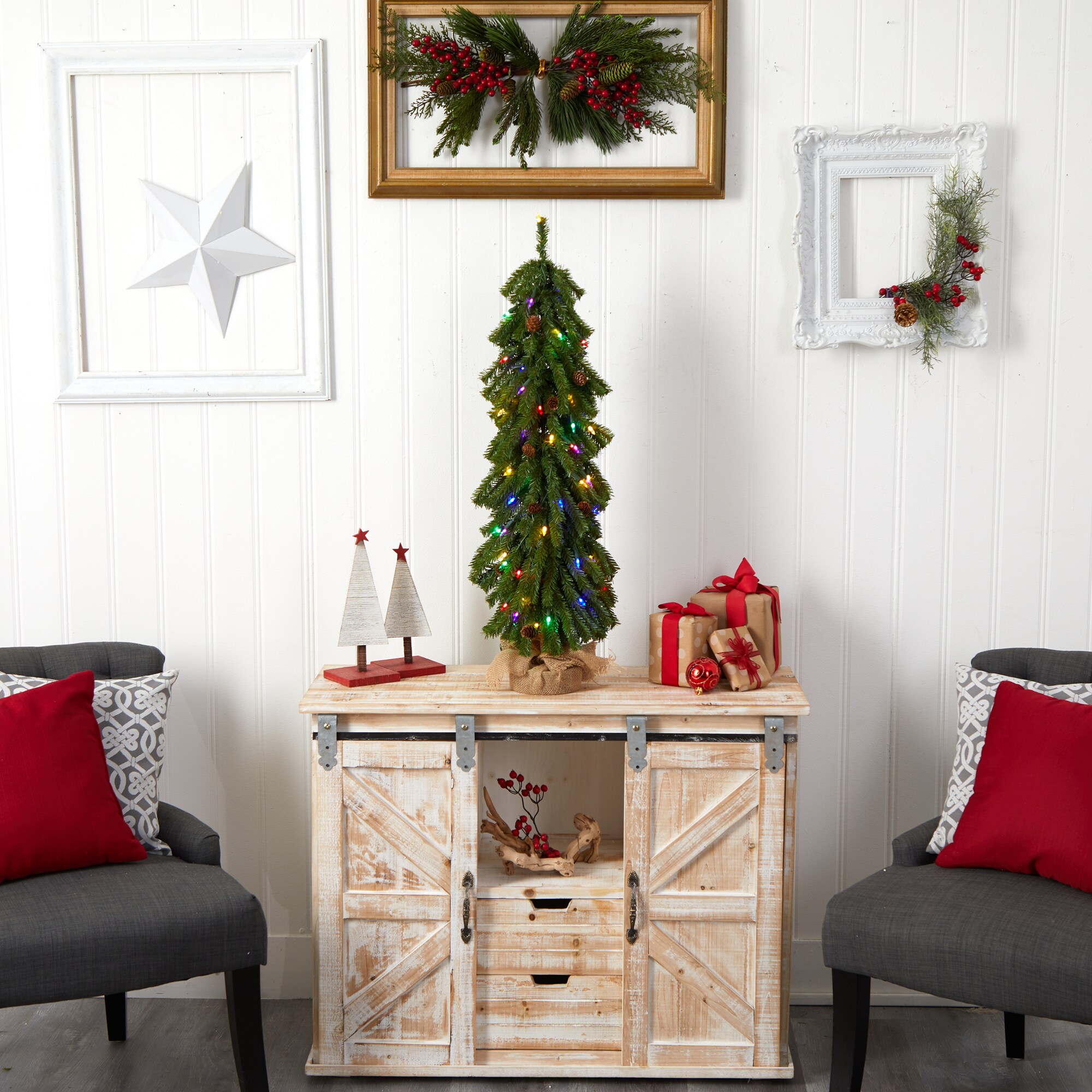 Nearly Natural T3273 Artificial-Christmas-Trees - View #10